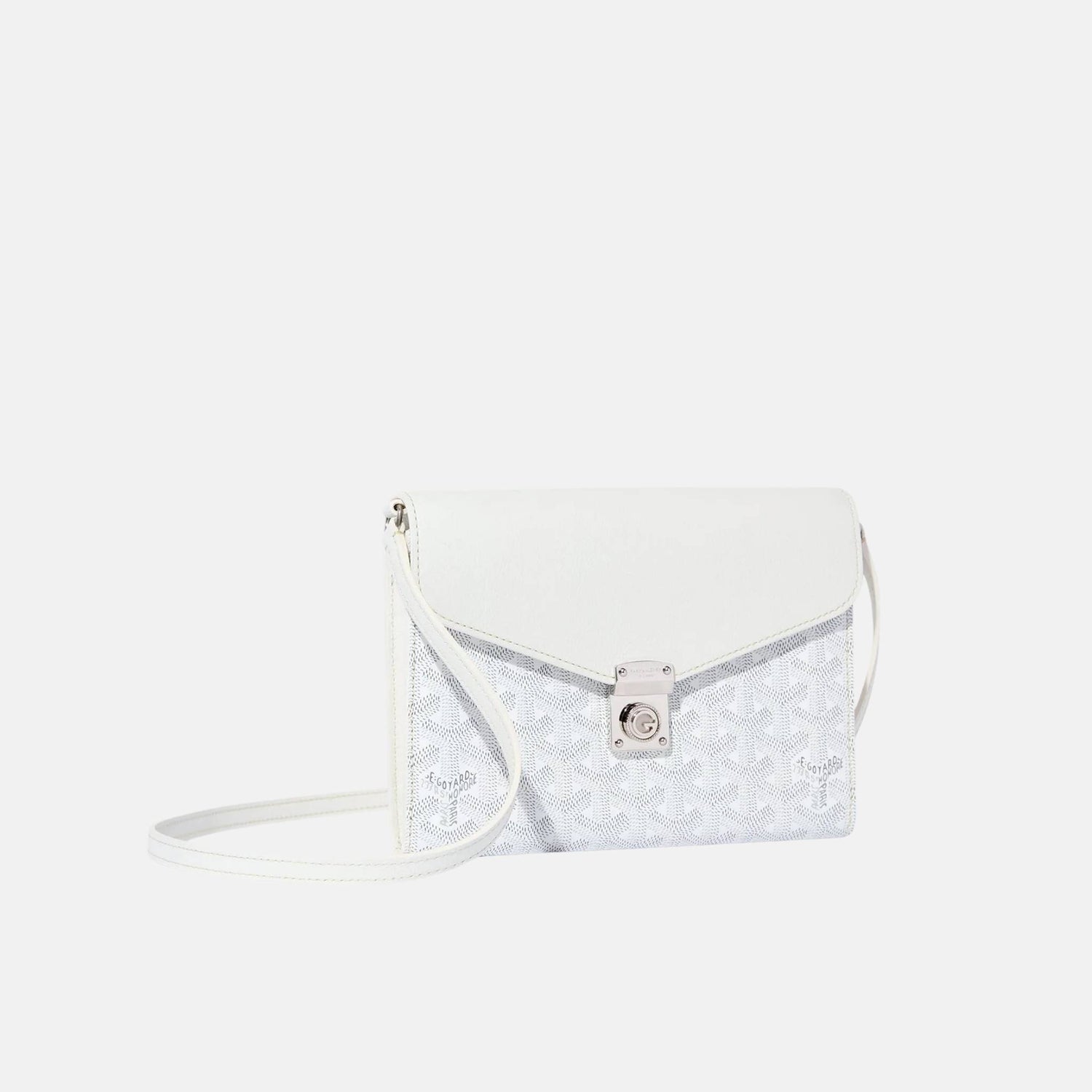 Goyard Chypre Wallet Pouch, White