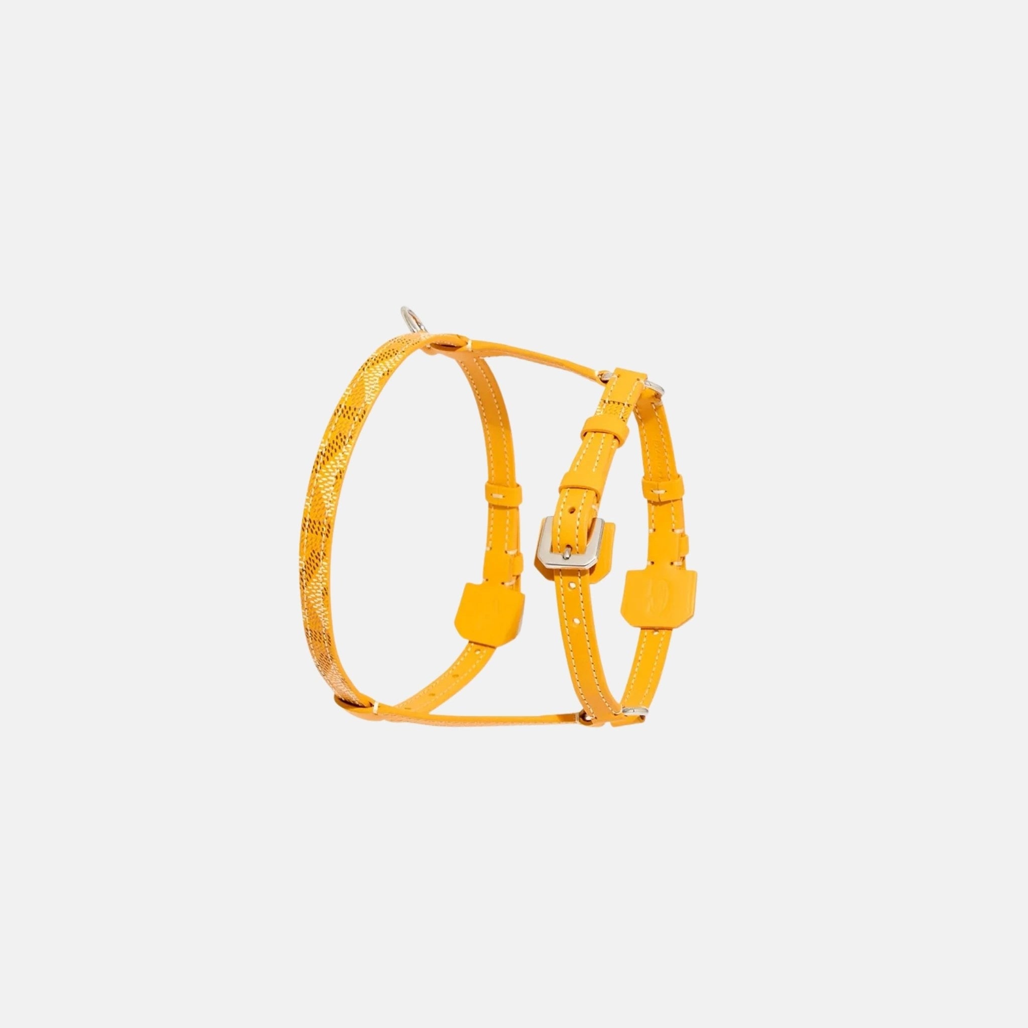 Goyard Edmond Mini Luxury Pet Harness, Yellow, Front