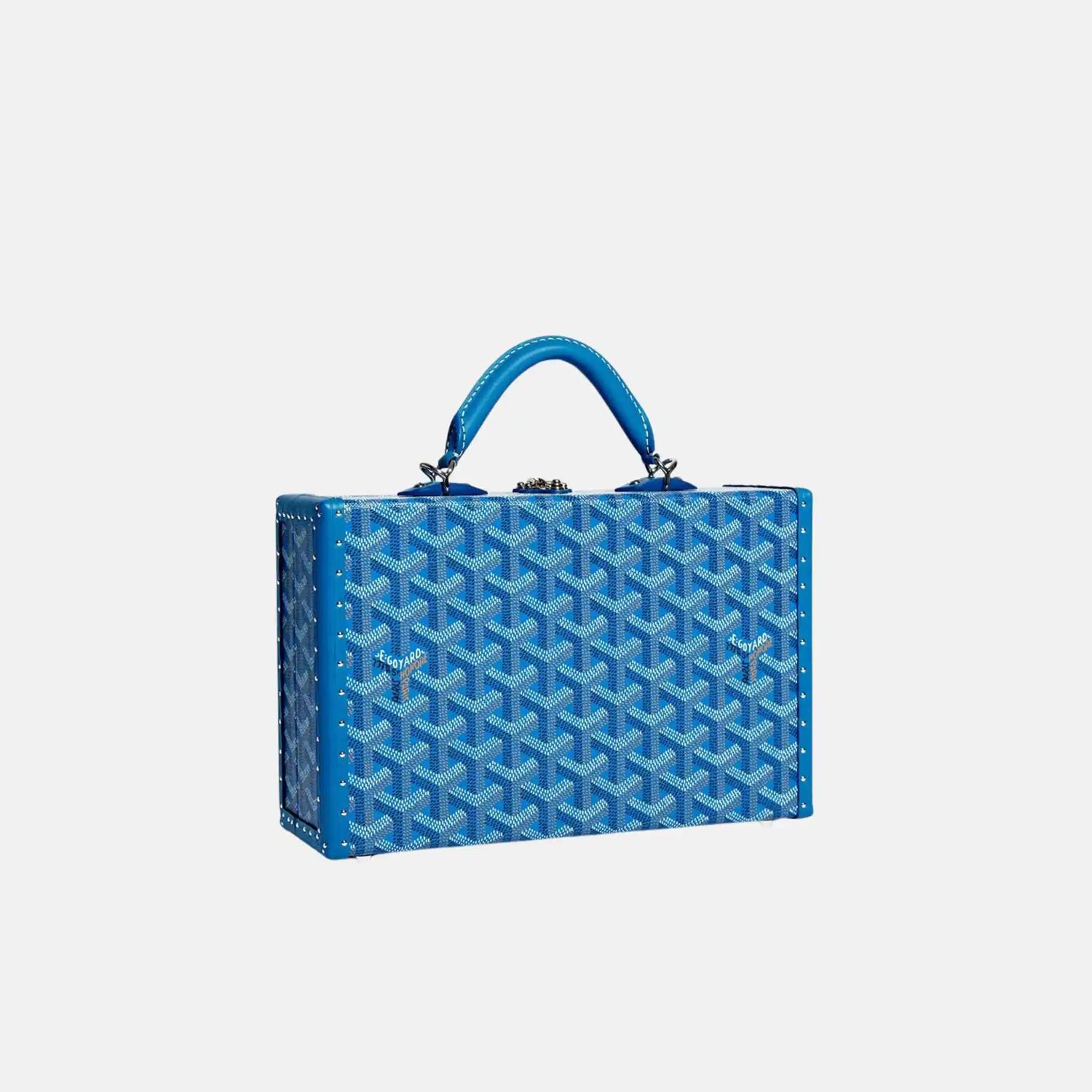 Grand Hotel Trunk Bag, Sky Blue, Front