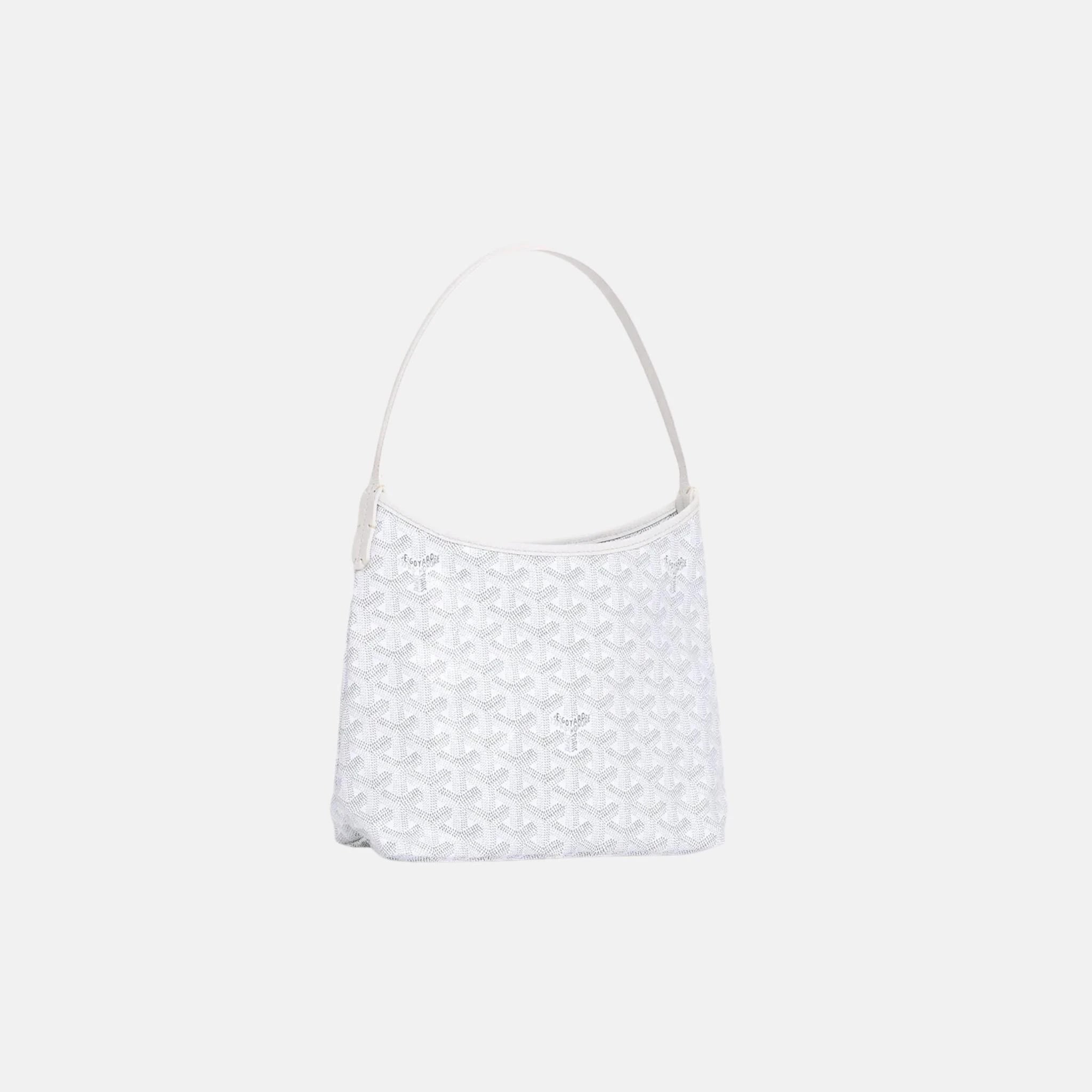 Goyard Hobo Boheme Mini Bag, White