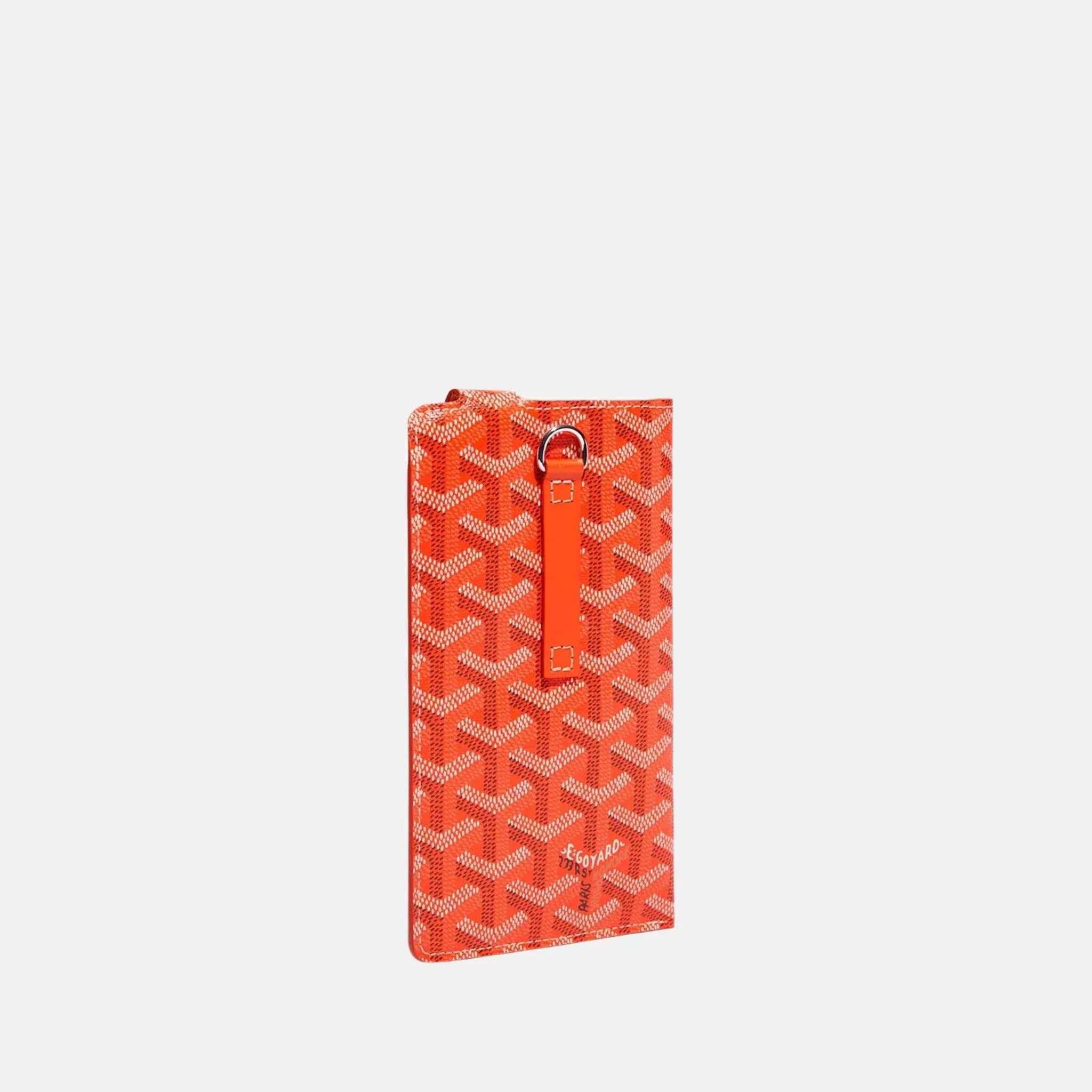 Goyard Montmartre GM Case, Orange, Back