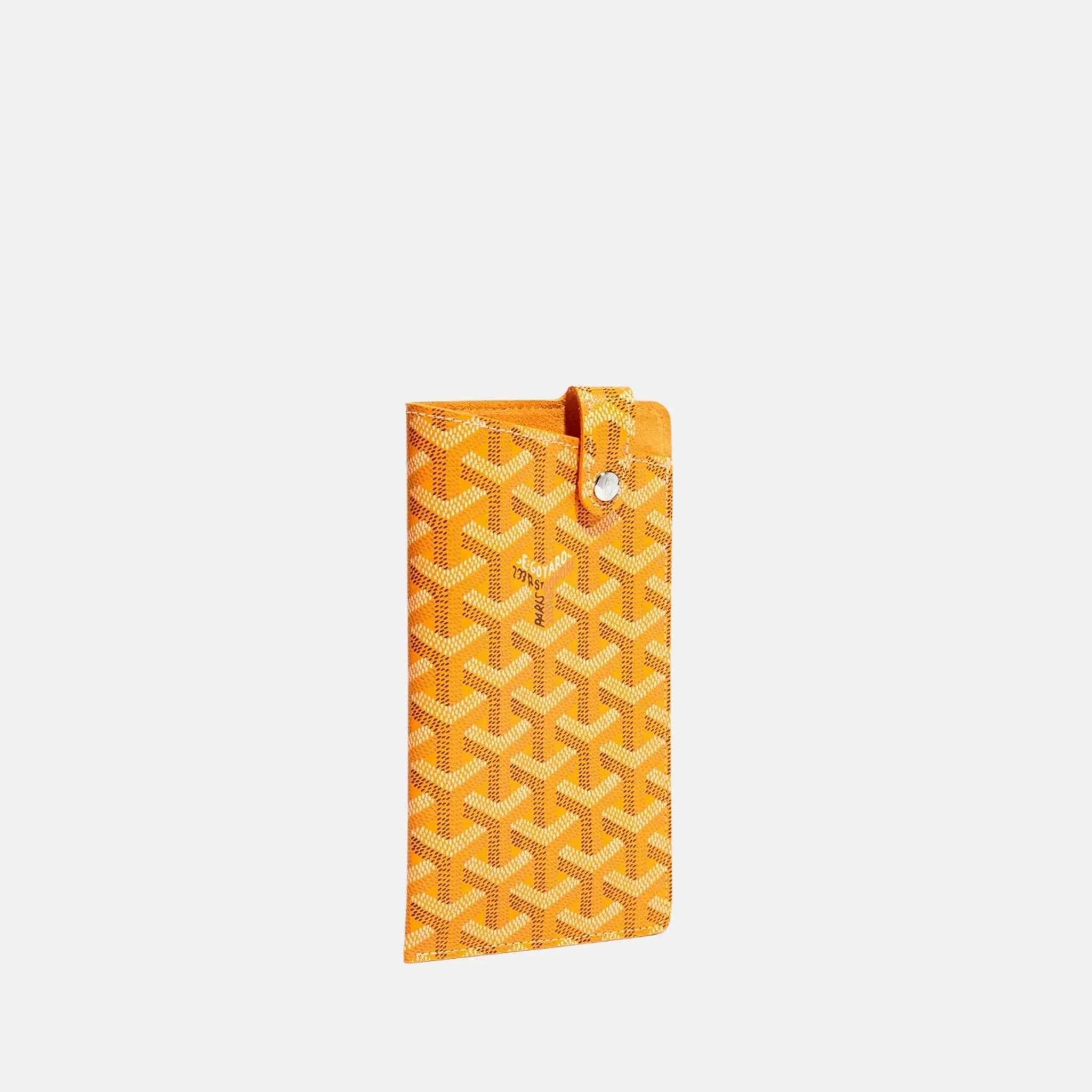 Goyard Montmartre GM Case, Yellow, Front