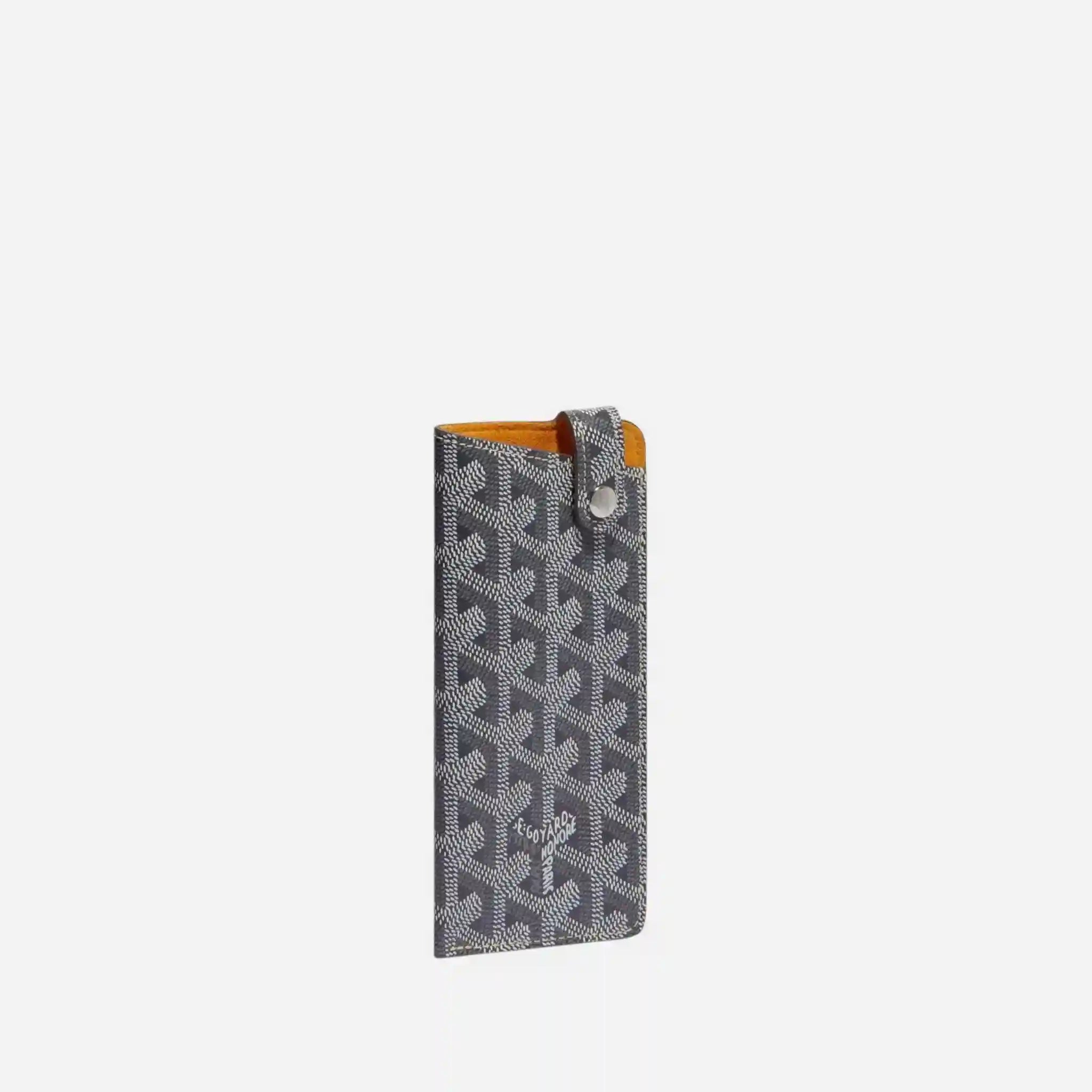 Goyard Montmartre PM Glasses Case, Grey