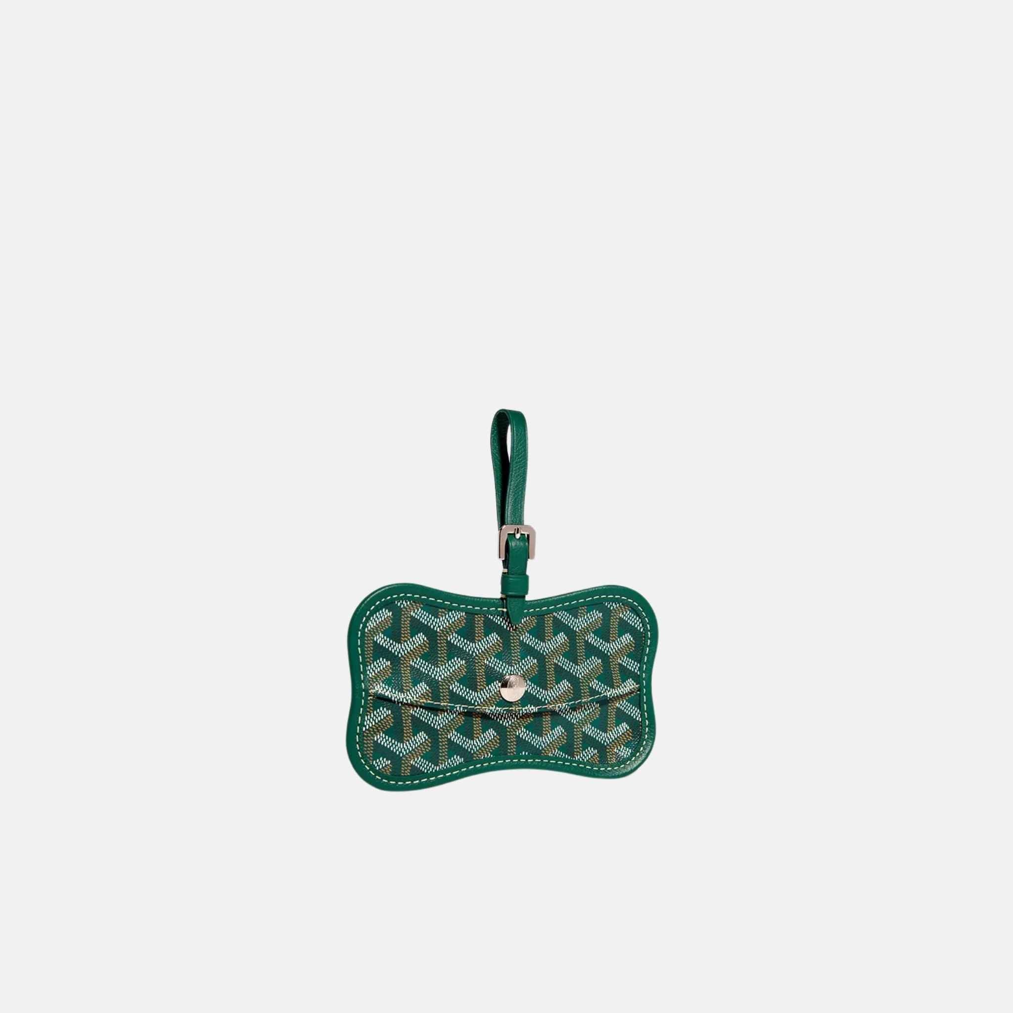 Goyard Os Grey Luxury Dog Pocket, Green, Front