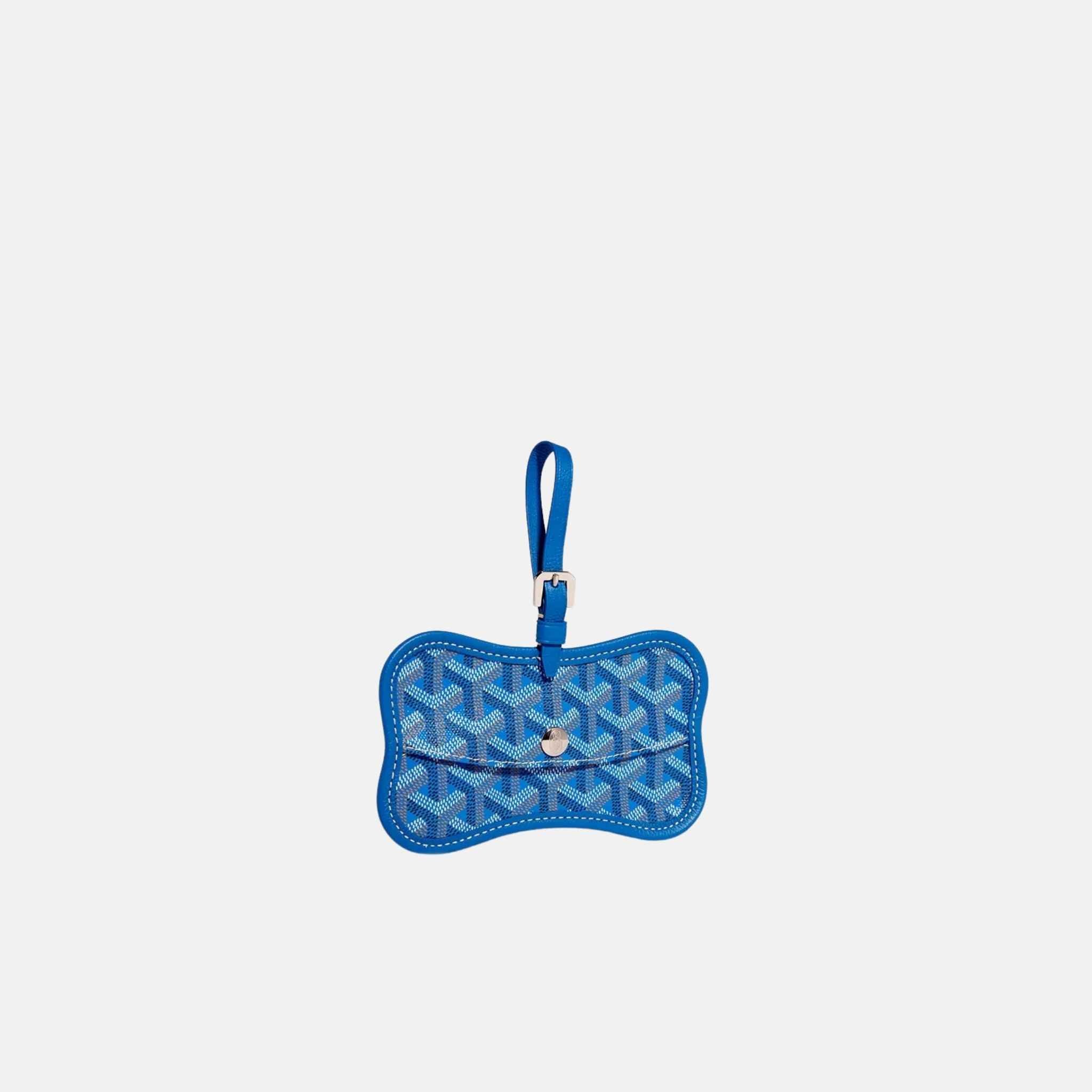Goyard Os Grey Luxury Dog Pocket, Sky Blue, Front