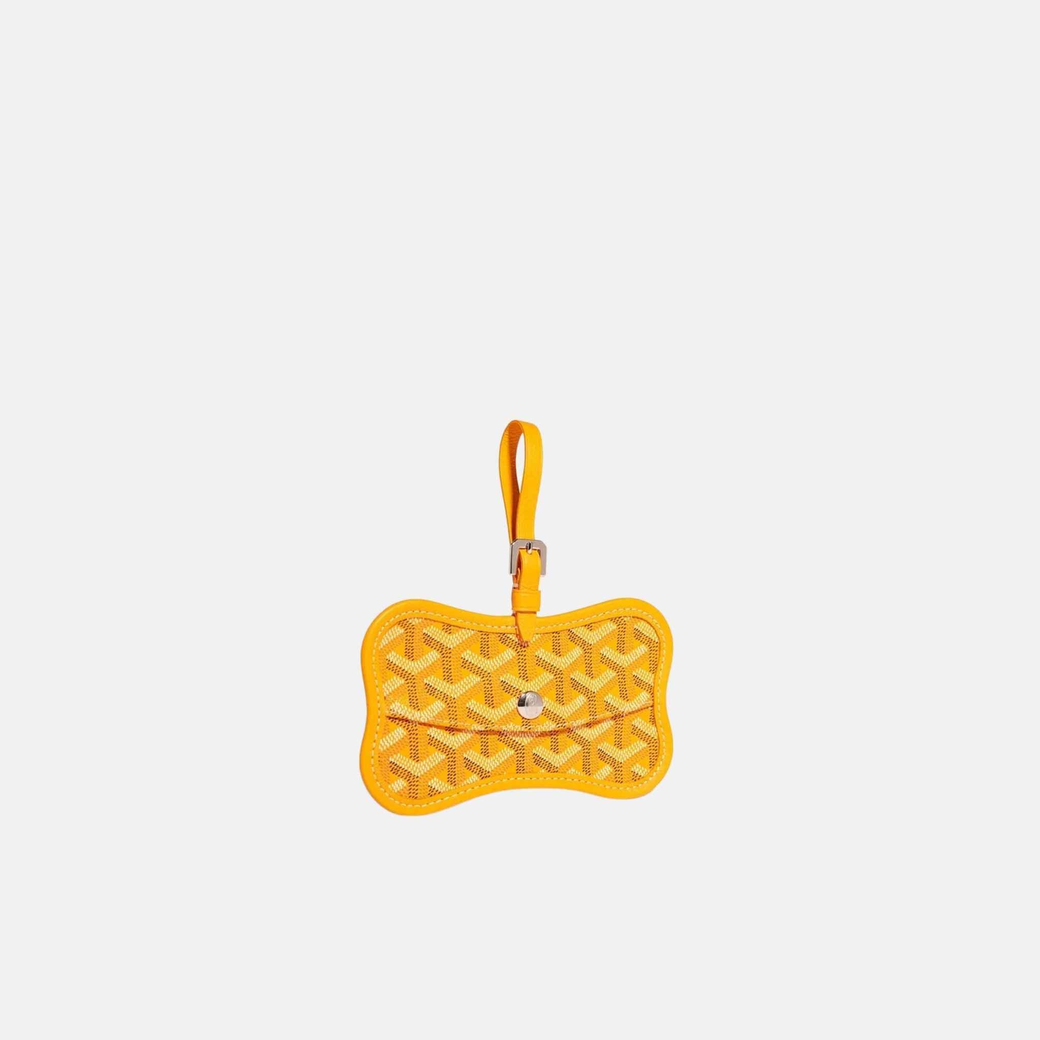 Goyard Os Grey Luxury Dog Pocket, yellow, Front