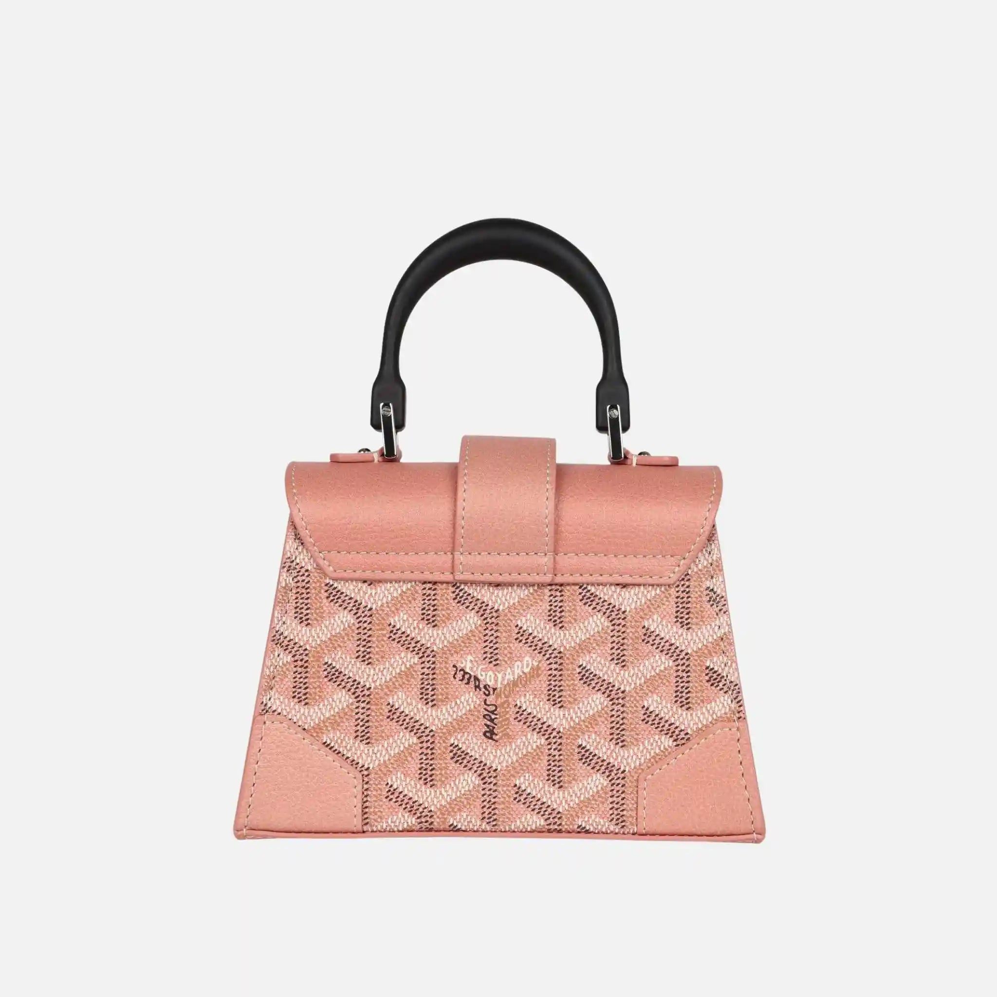 Goyard Saigon Structure Nano Bag 2024, Back, Pearly Coarl