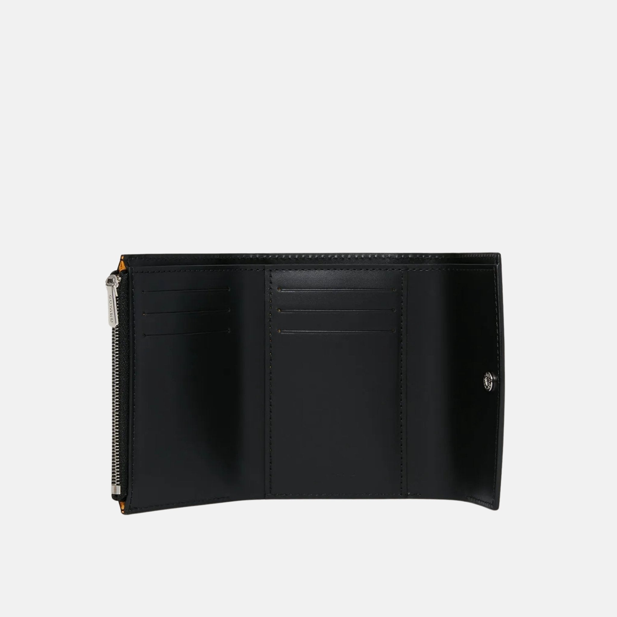 Goyard Saint Gabriel Wallet, Black, Inside