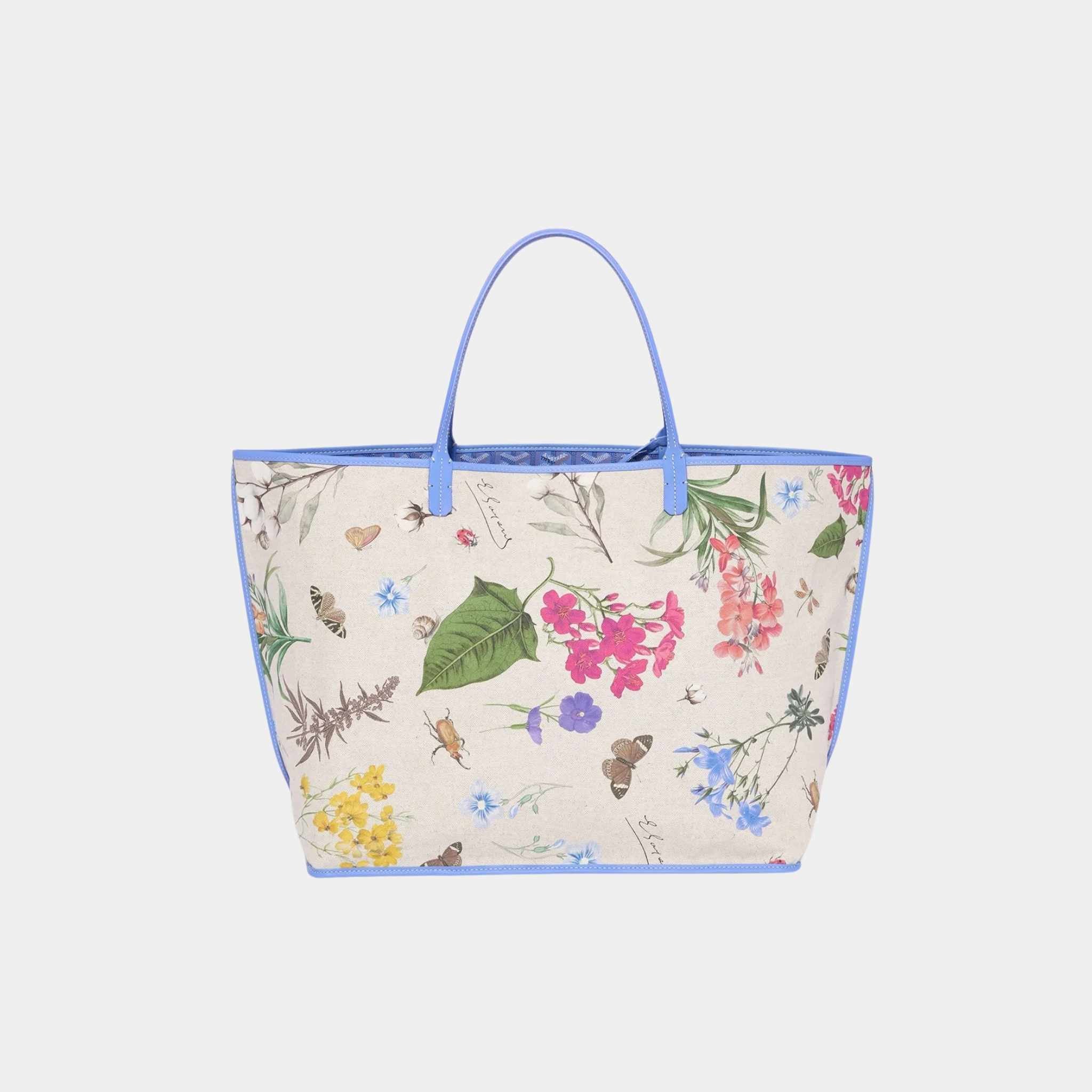 Goyard Saint Louis GM Bag 2025 Limited Edition, Iris, Inner Side