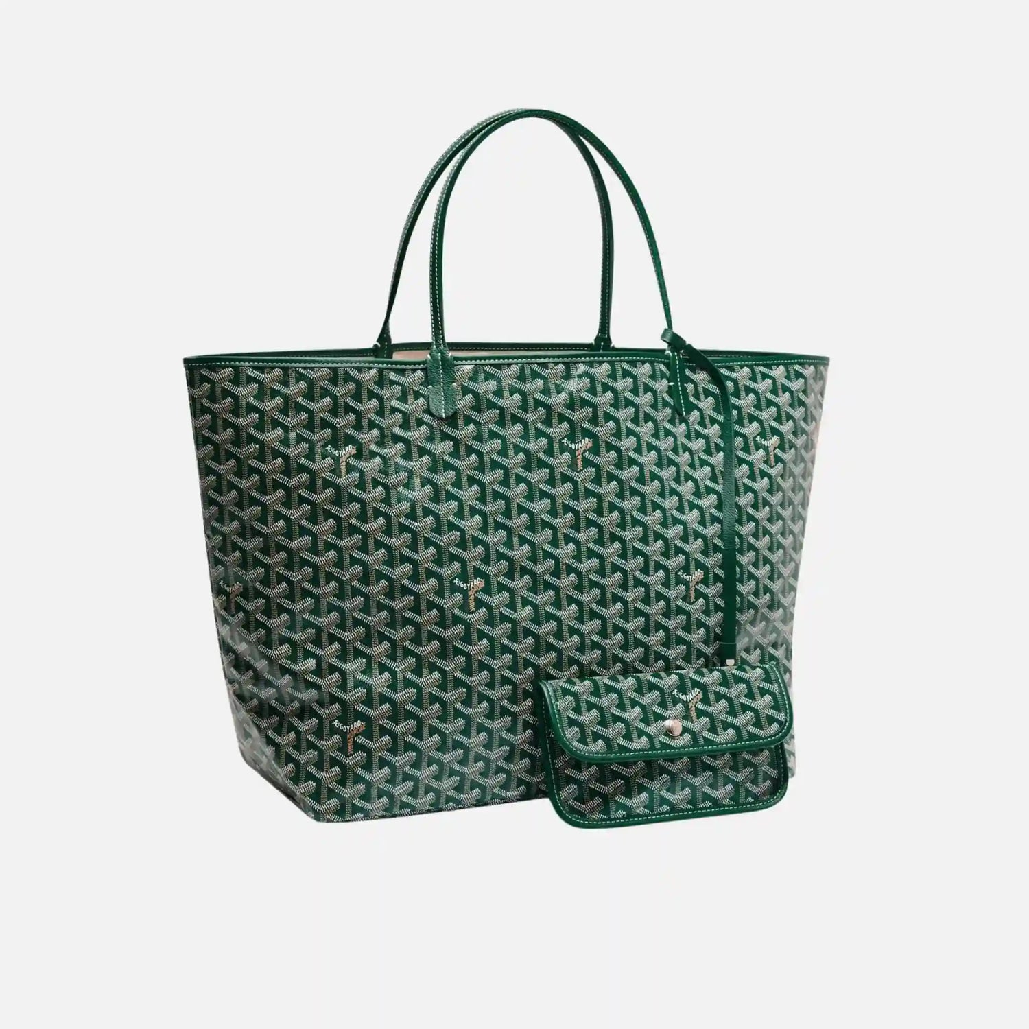 Goyard Saint Louis GM Bag, Green, front