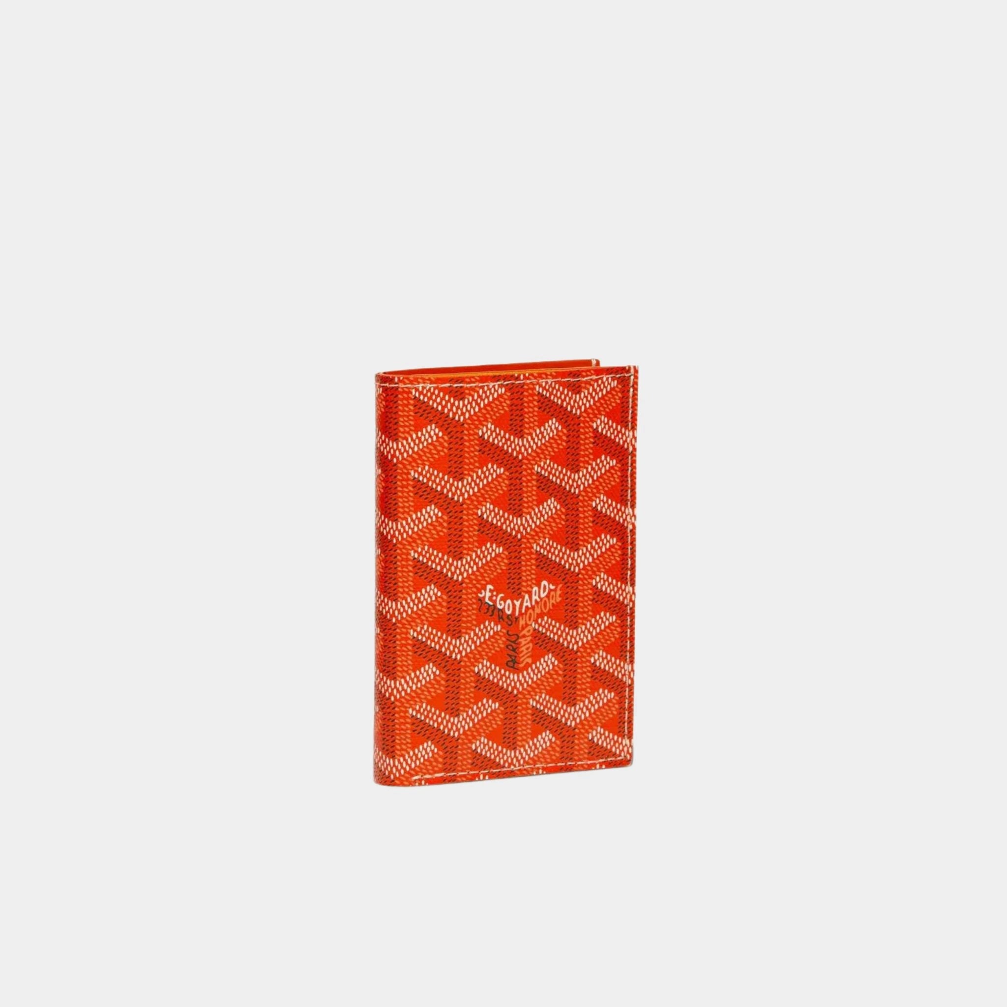 Goyard Saint Pierre Card Wallet, Orange