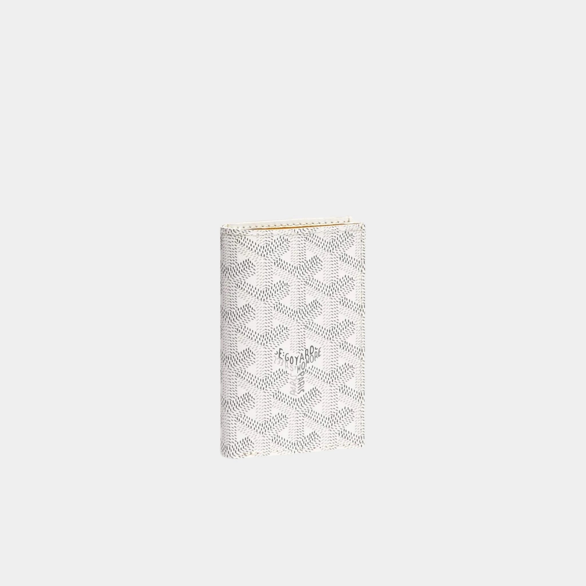 Goyard Saint Pierre Card Wallet, White