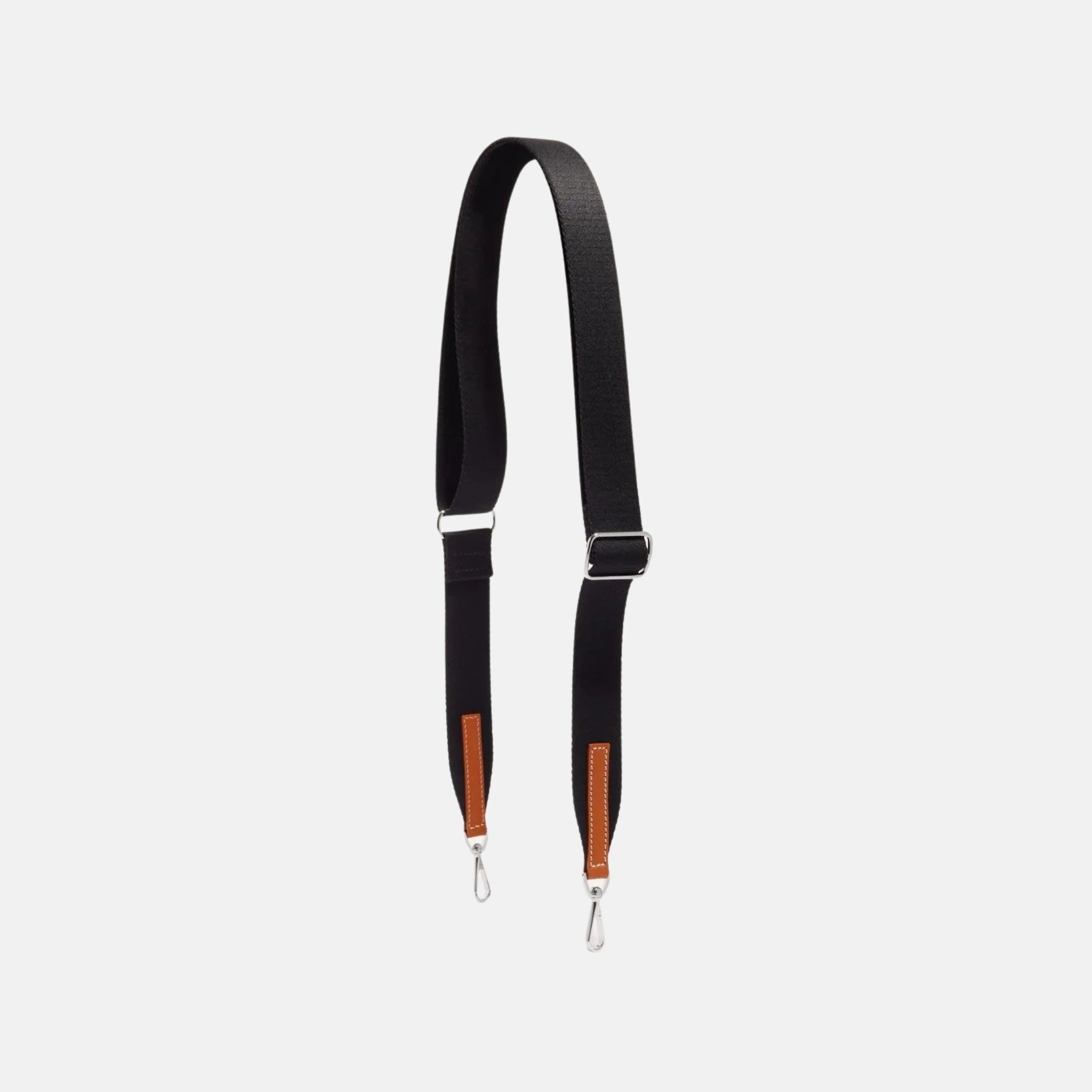 Goyard Sangle PM Strap, Black and Tan