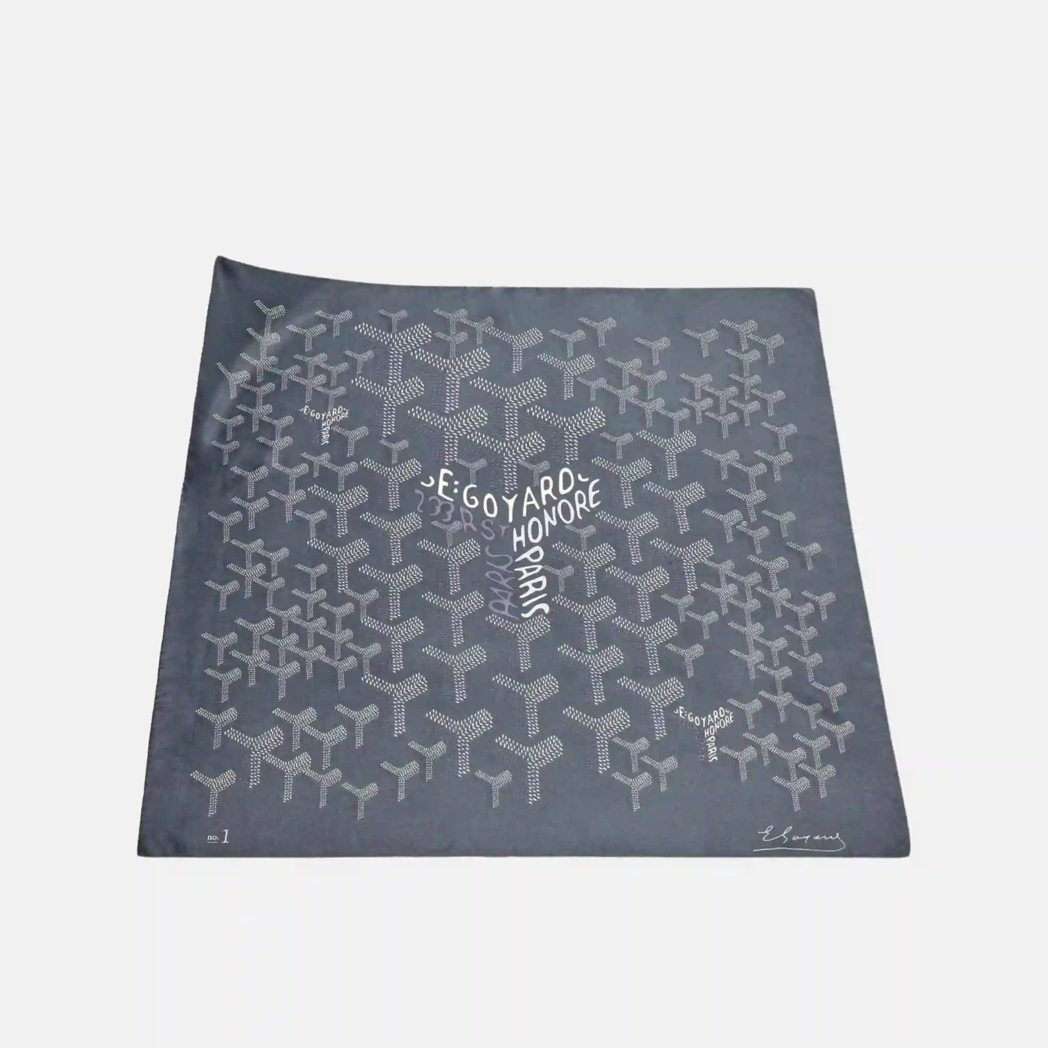 Goyard Scarf No 1, Grey