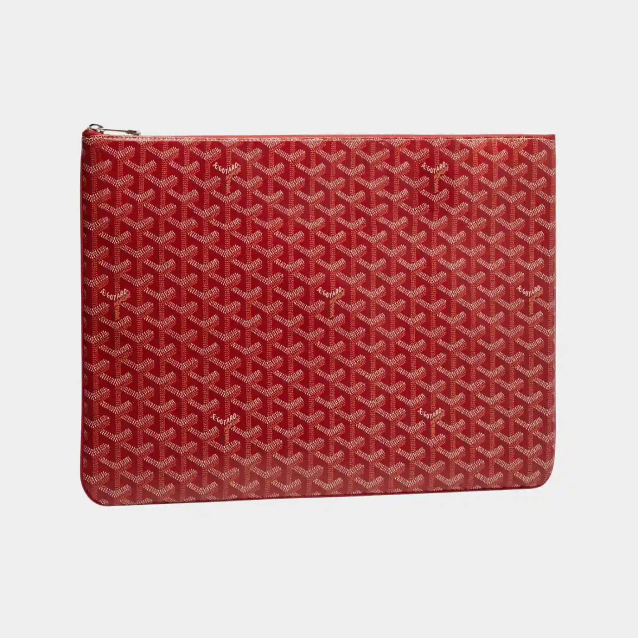 Goyard Senat GM Pouch, Red, Front