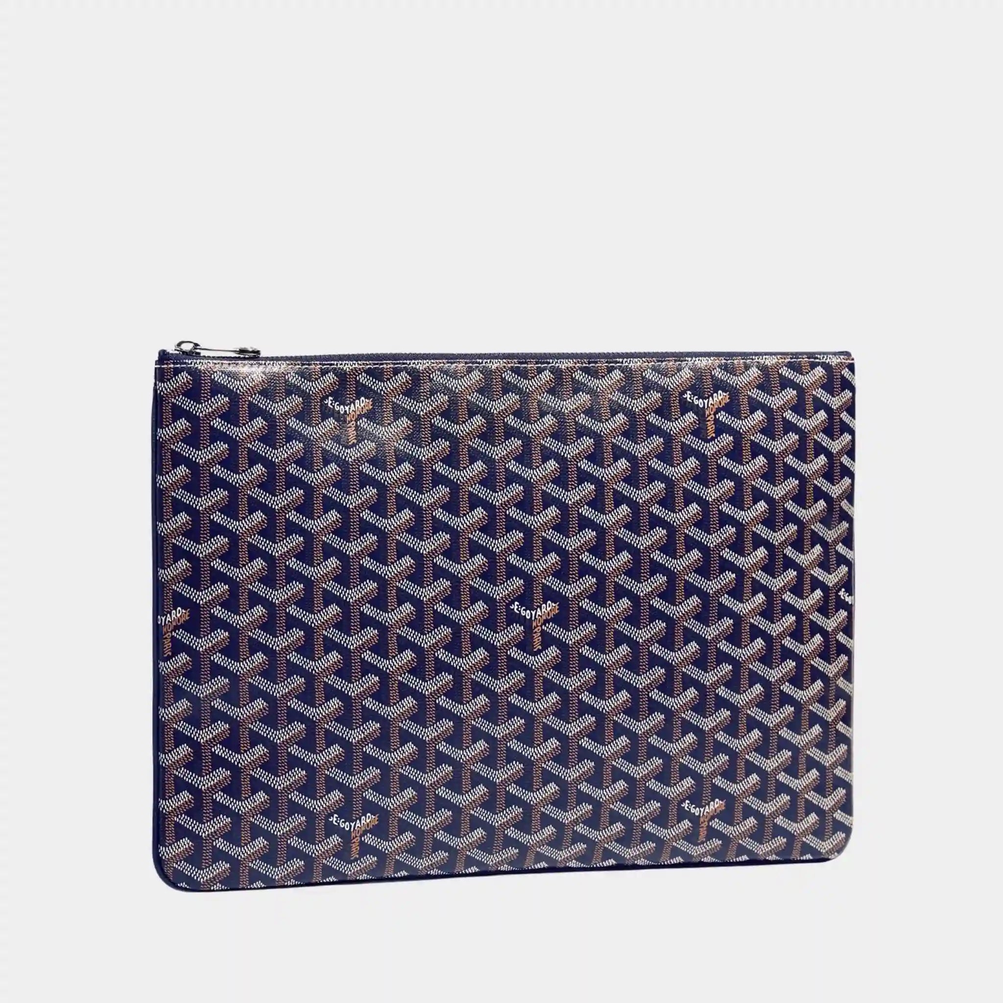 Goyard Senat MGM Pouch , Navy Blue