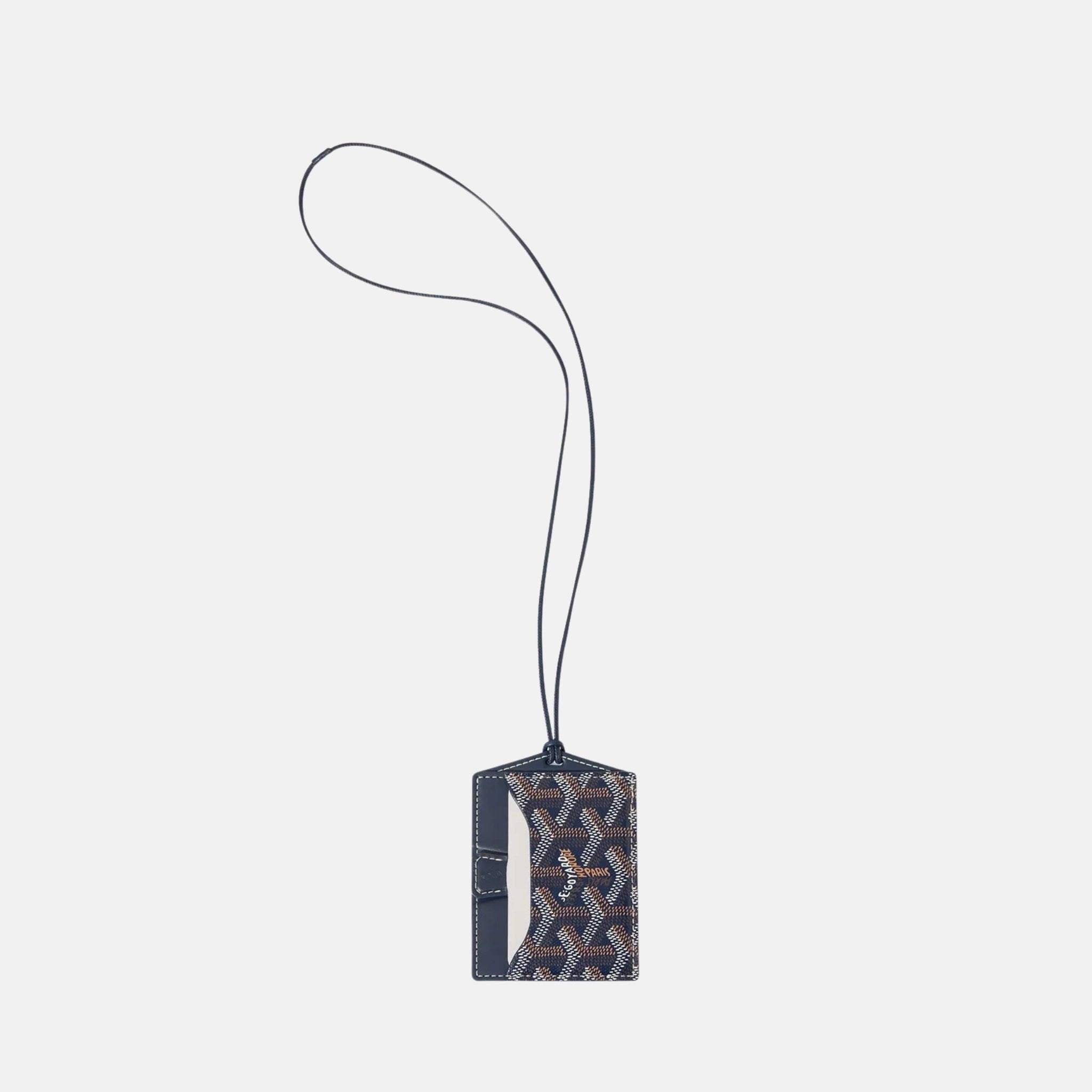 Goyard Venus Bag Mirror, Navy Blue, Full