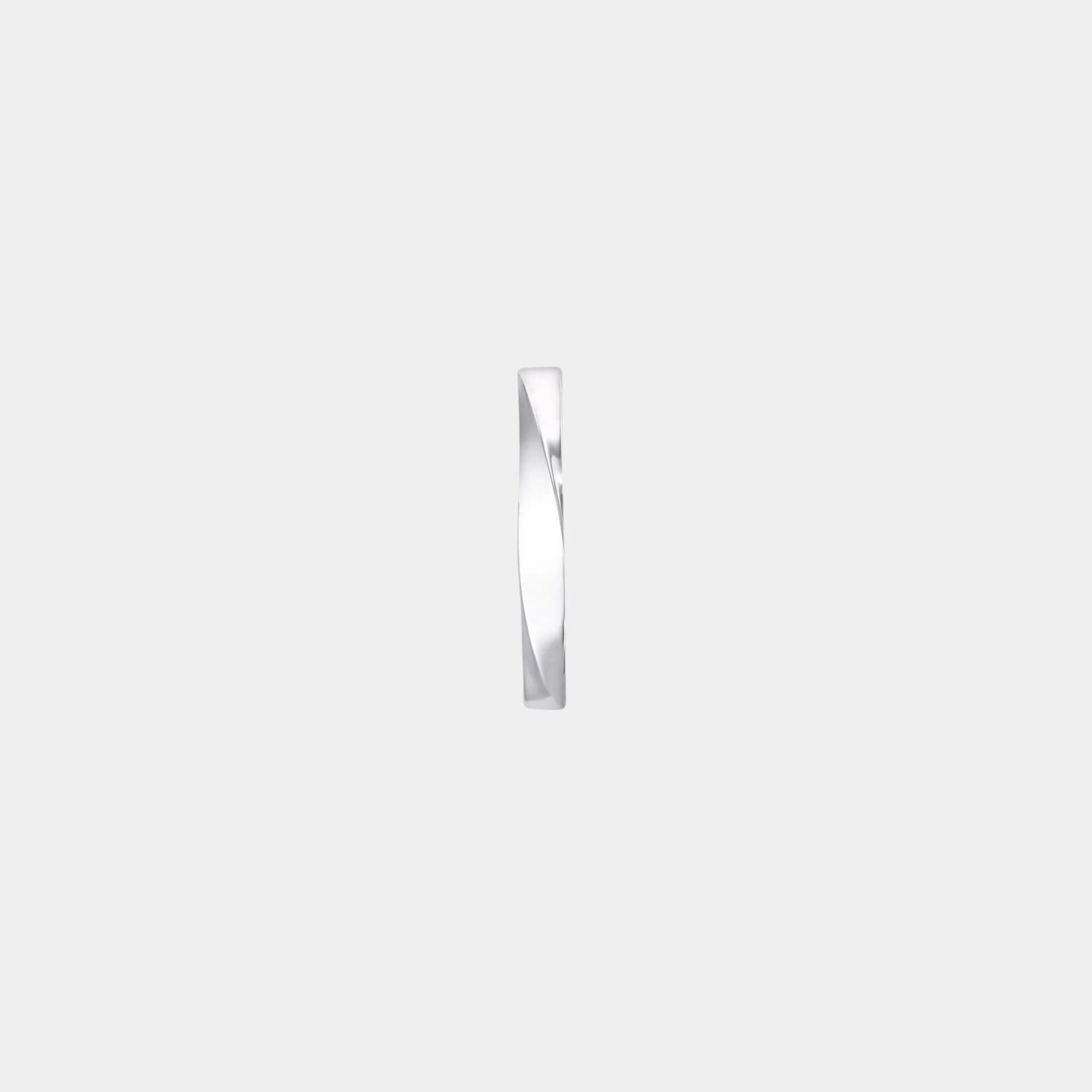 Graff Spiral White Gold Band 3.5MM, Side