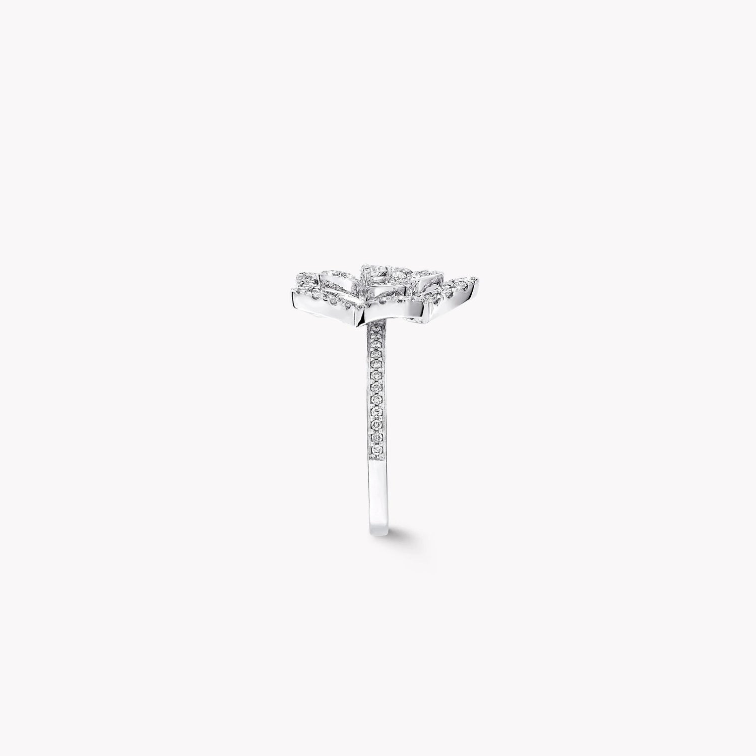 Graff Wild Flower Diamond Ring, Side