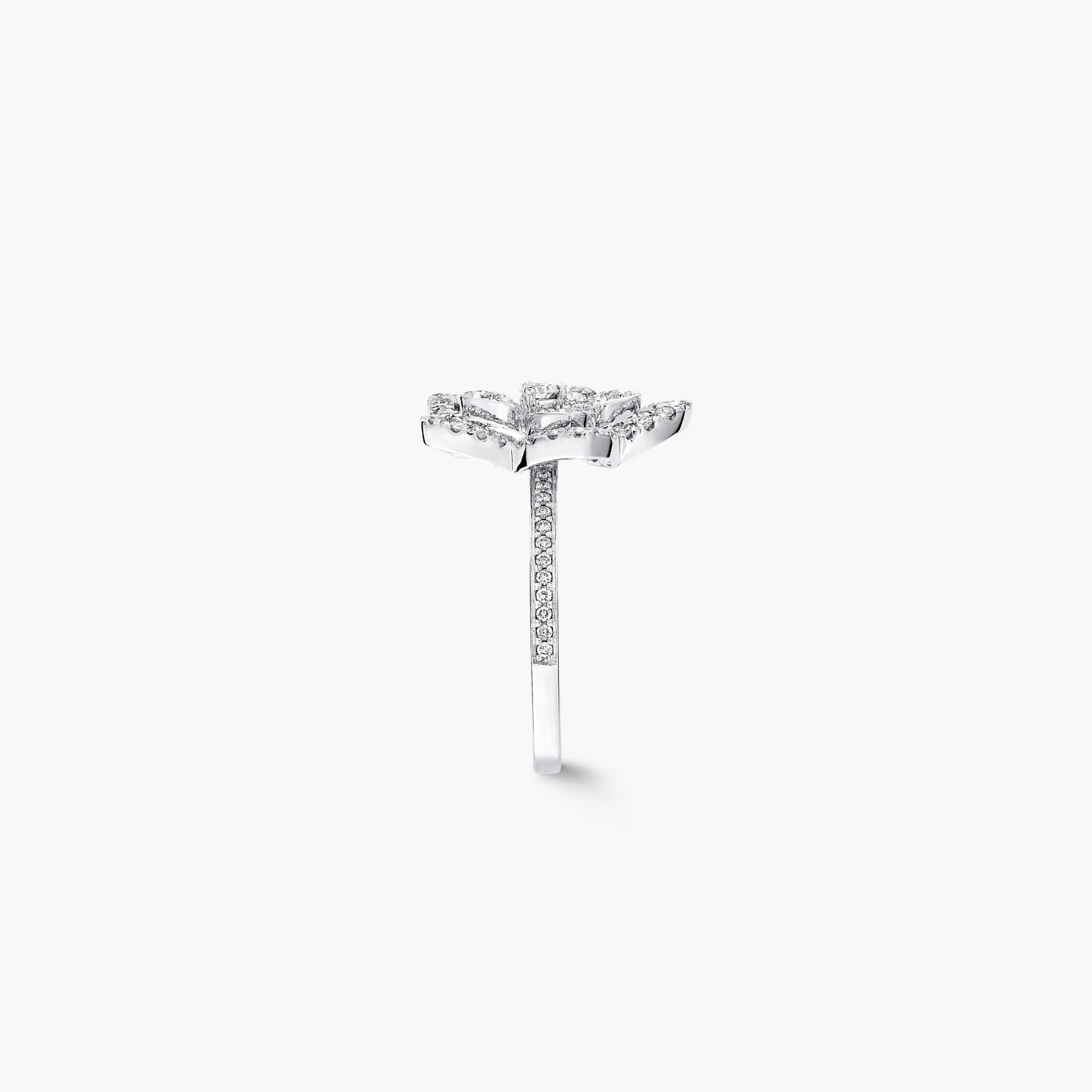 Graff Wild Flower Diamond Ring, Side
