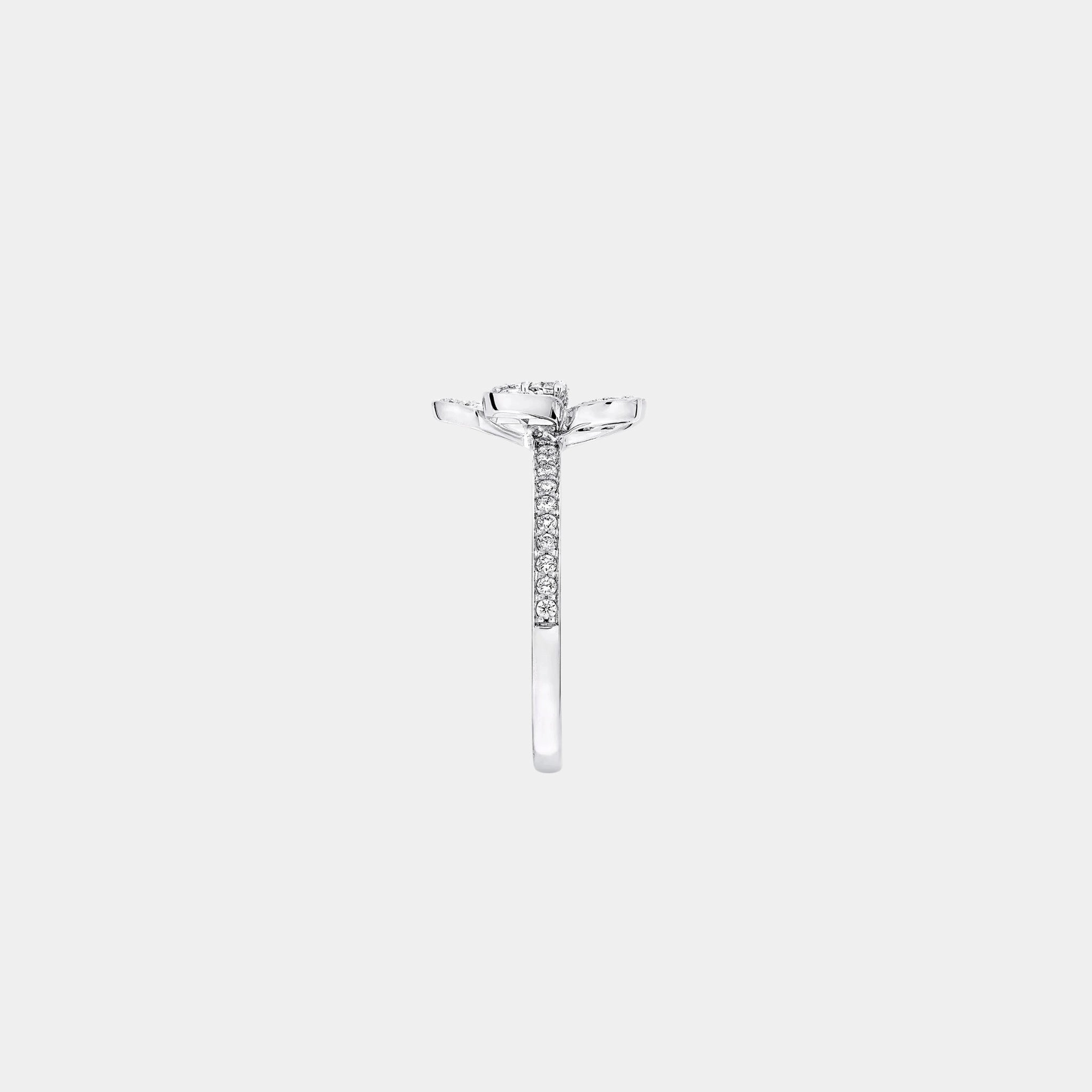 Graff Wild Flower Pavé Diamond Ring, Side