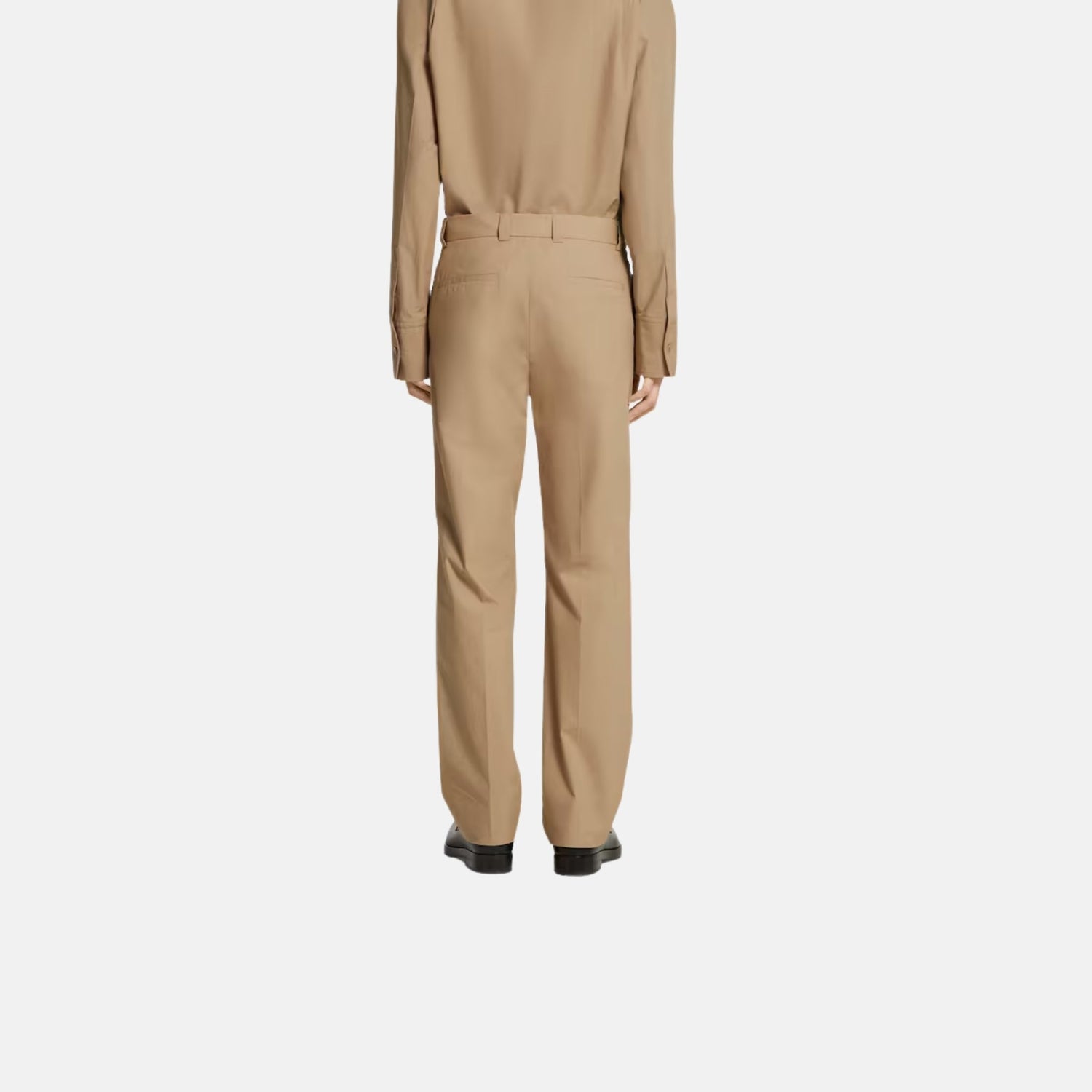 Gucci Cotton Poplin Pant, Beige, Back