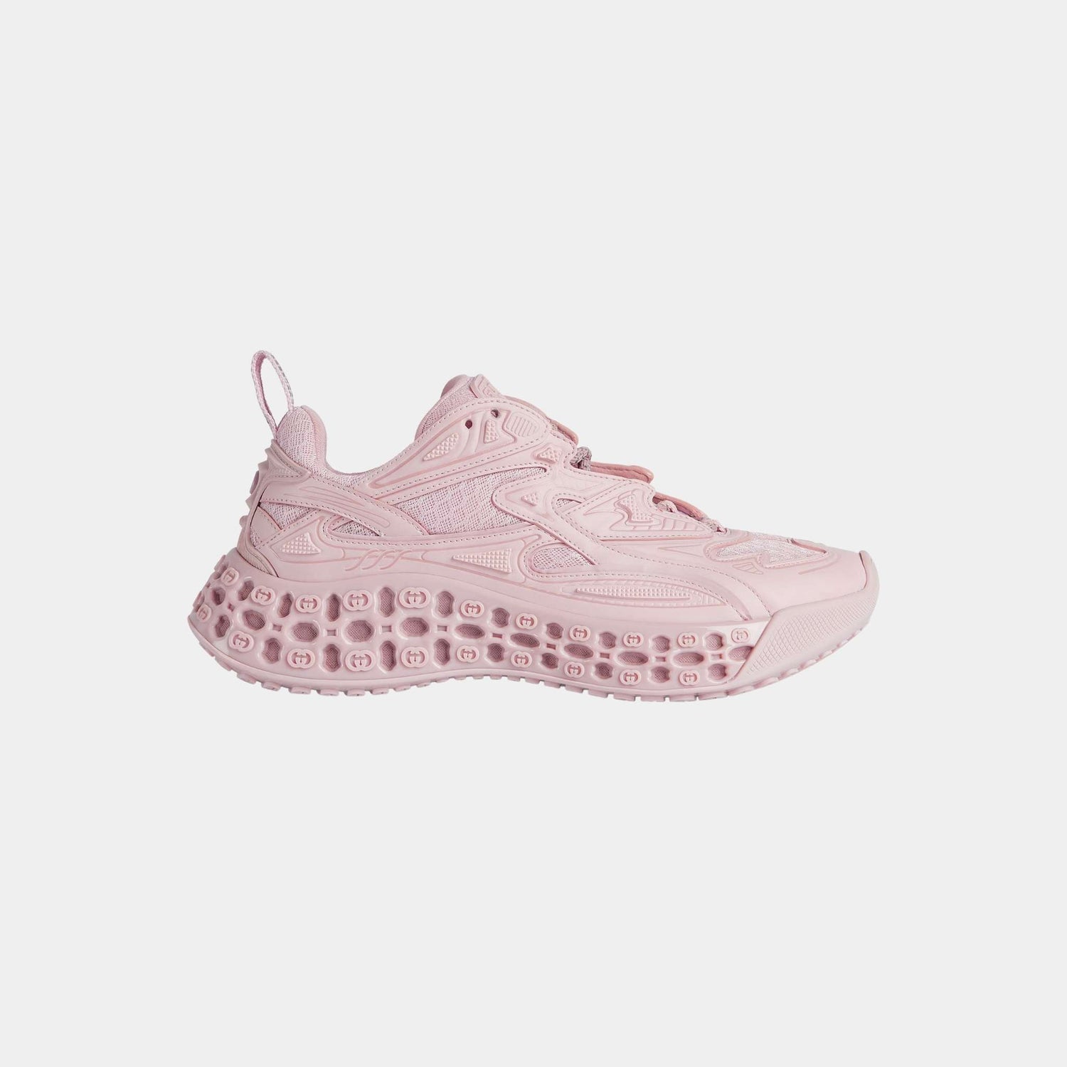Gucci Cub3d Demetra Sneaker, Light Pink, Side