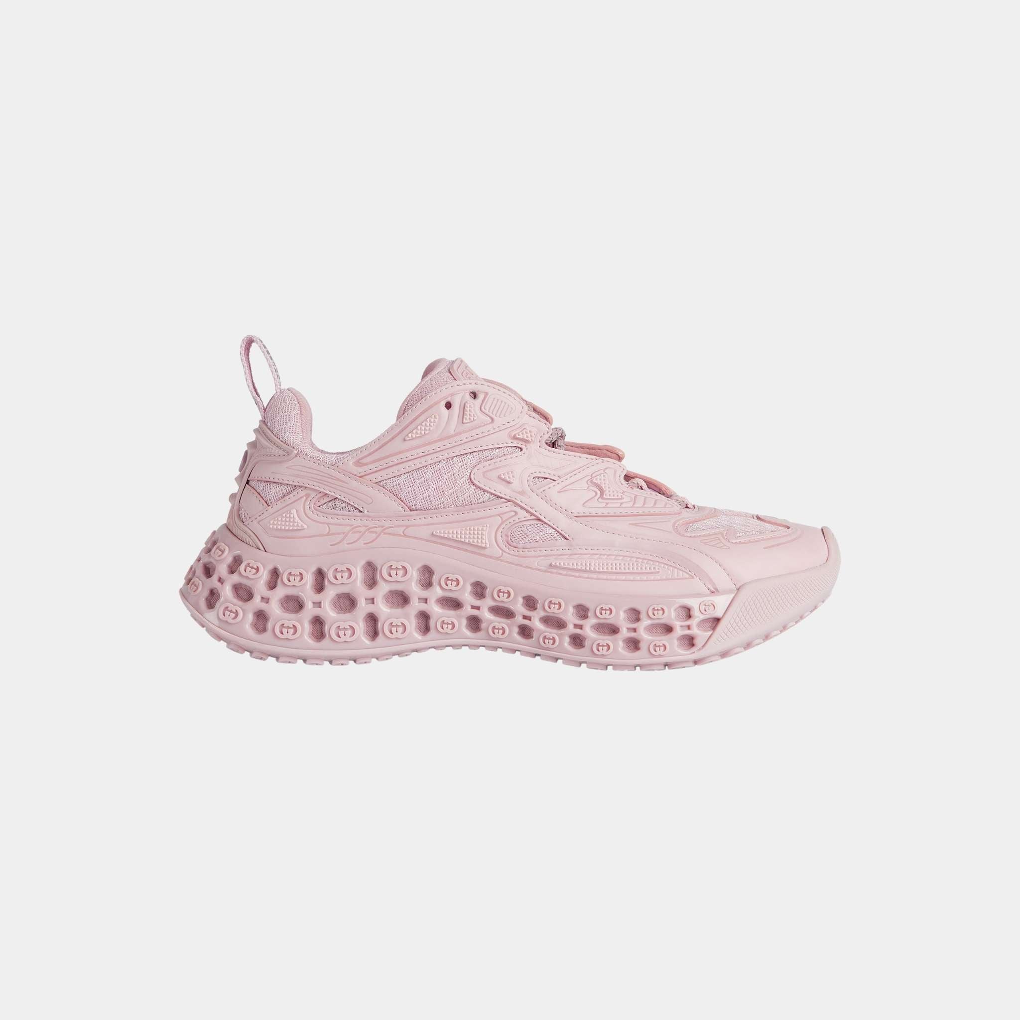 Gucci Cub3d Demetra Sneaker, Light Pink, Side