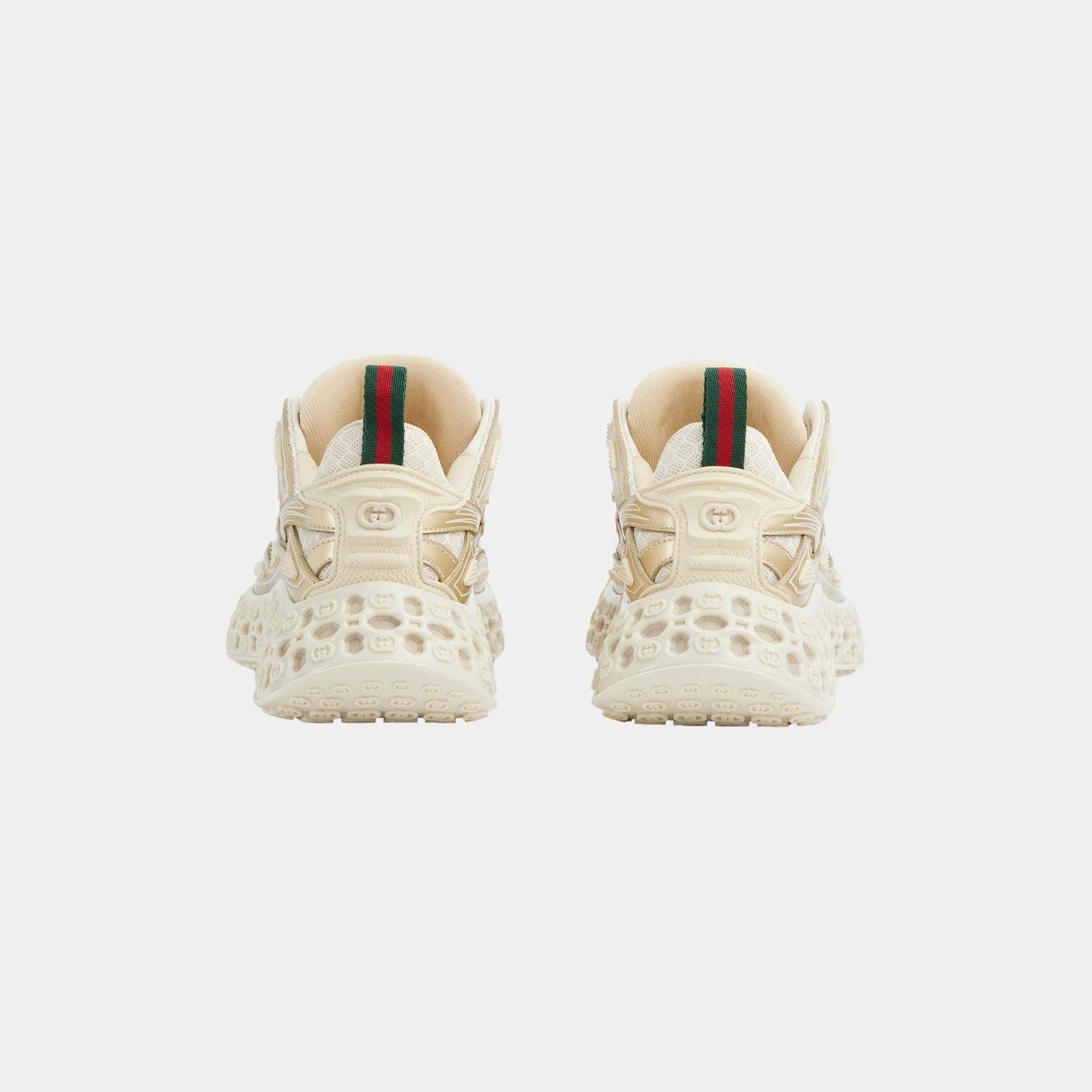 Gucci Cub3d Demetra Sneaker, Platinum, Back