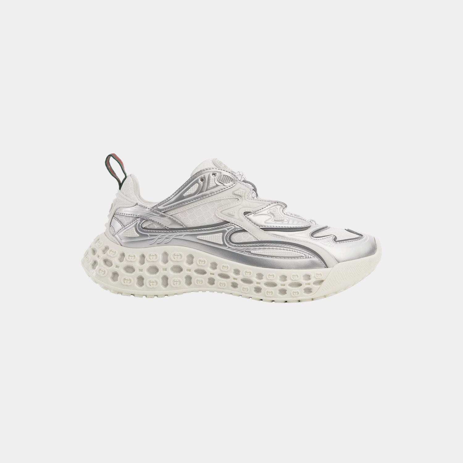 Gucci Cub3d Demetra Sneaker, White, Side
