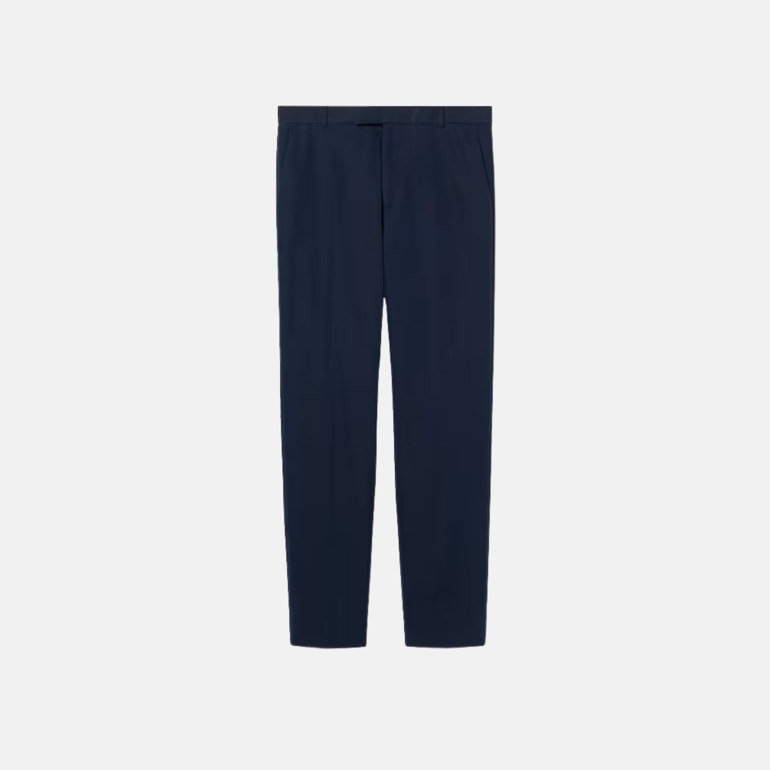 Gucci Embossed Cotton Twill Trouser, Blue, Front