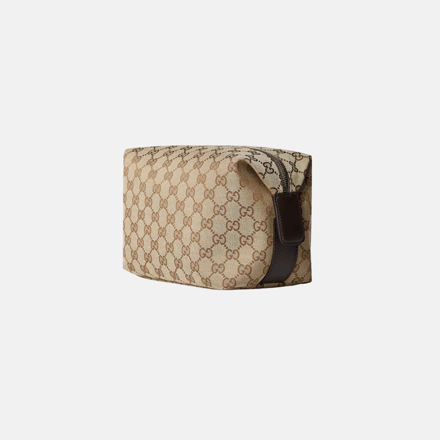 Gucci GG Canvas Small Toiletry Case, Beige, Side