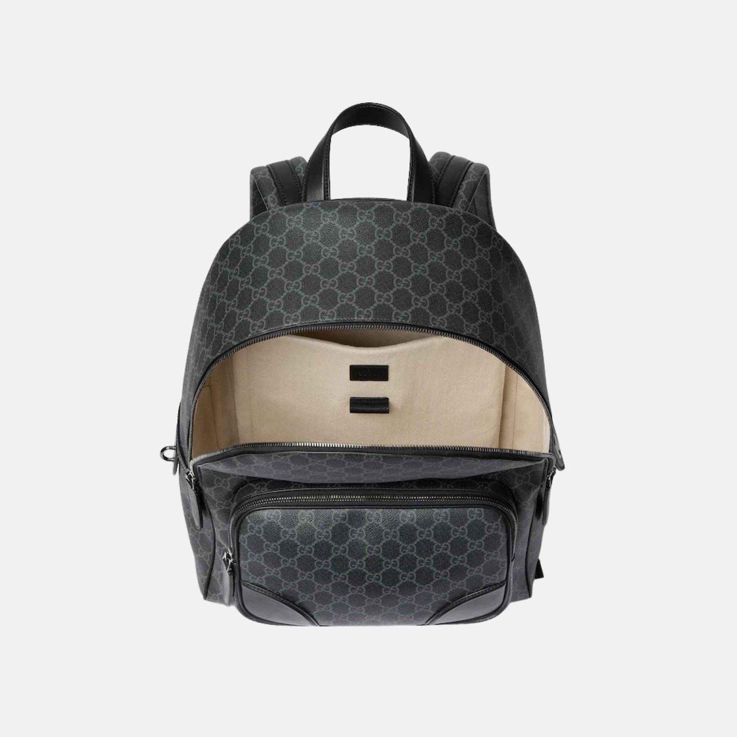 Gucci GG Emblem Medium Backpack, Inside