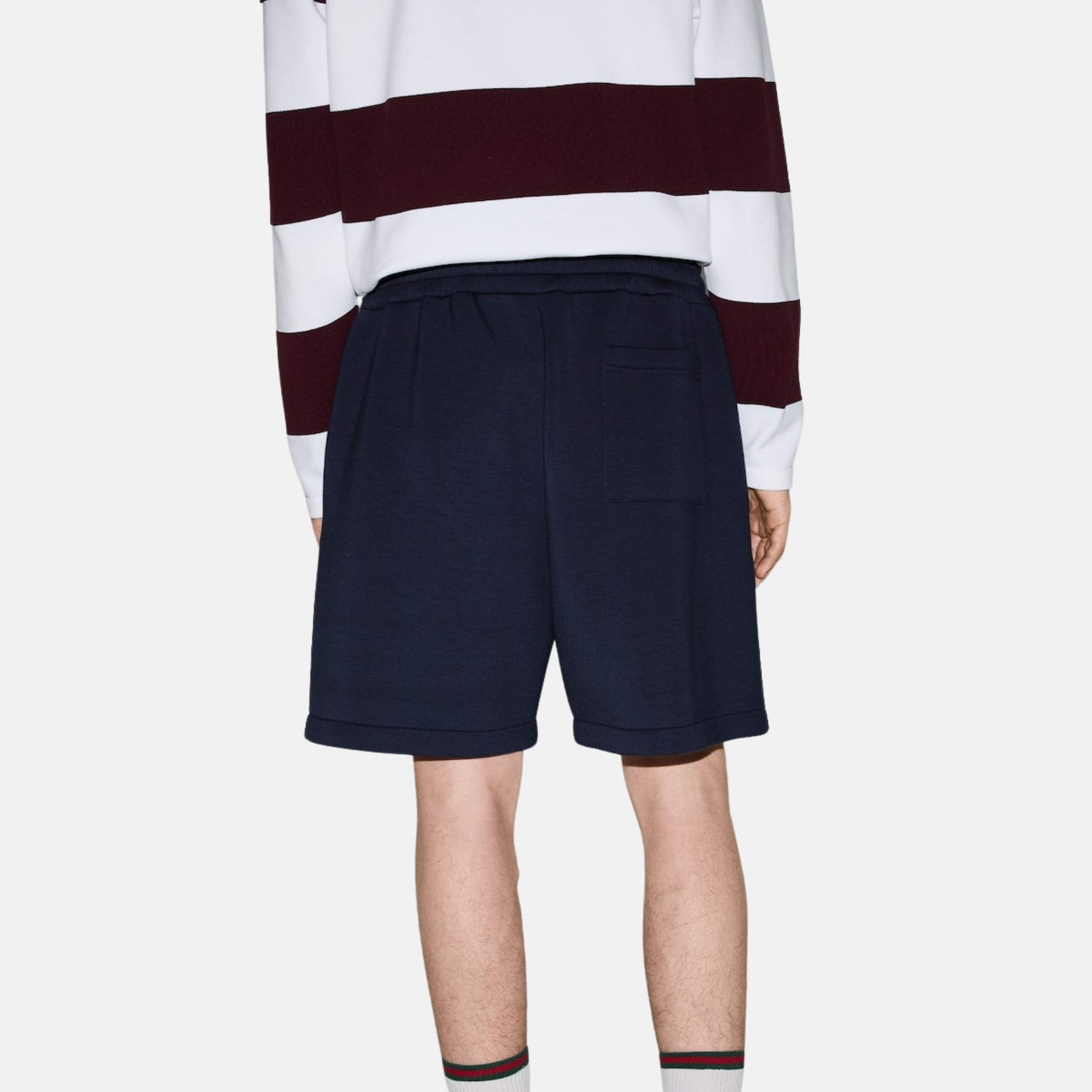Gucci Jersey Shorts With Patch, Back