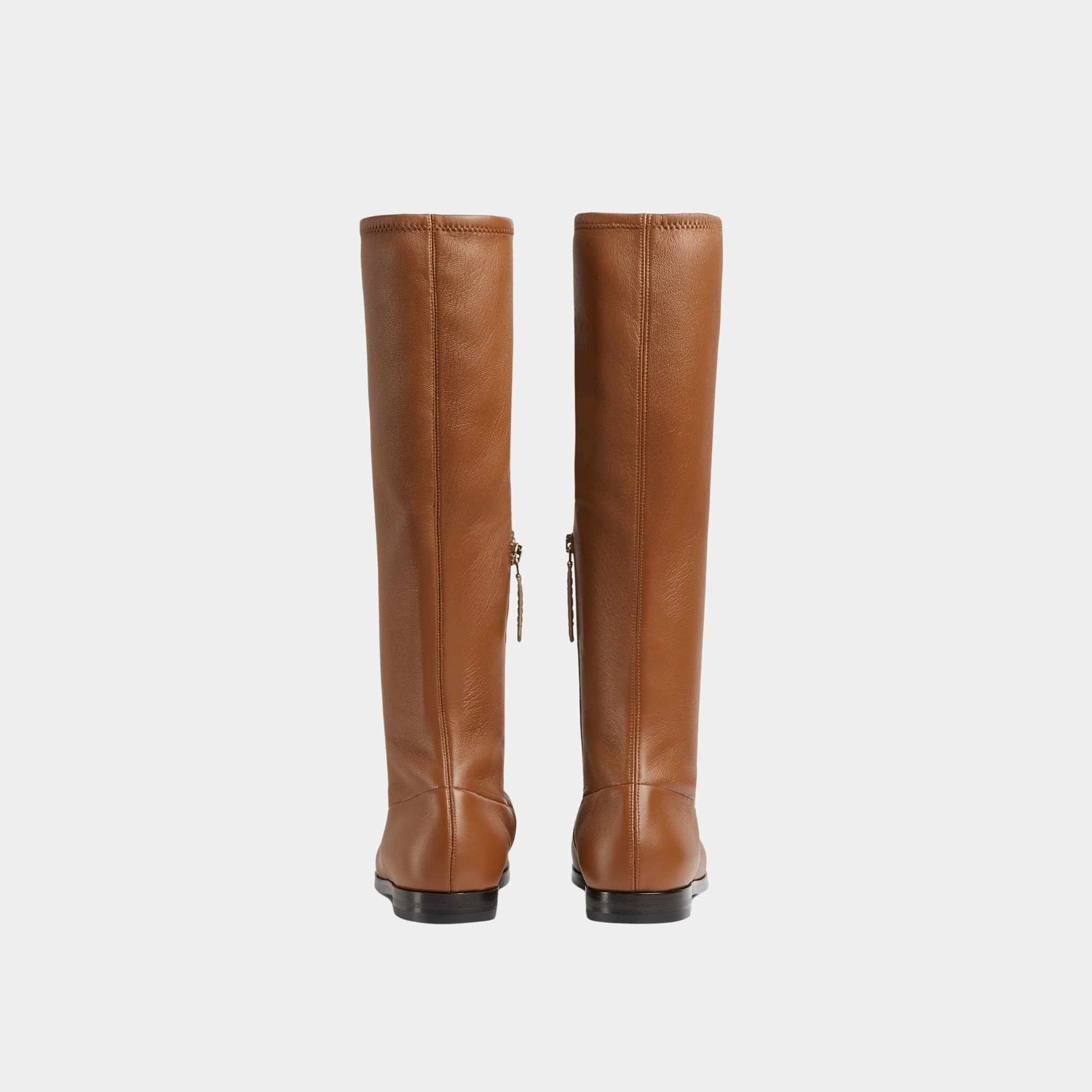 Gucci Jordaan Boot Stretch Leather, Brown, Back