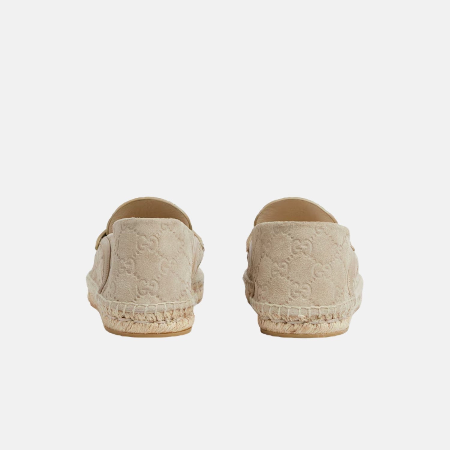 Gucci Mens Espadrille With Horsebit In Suede, Back