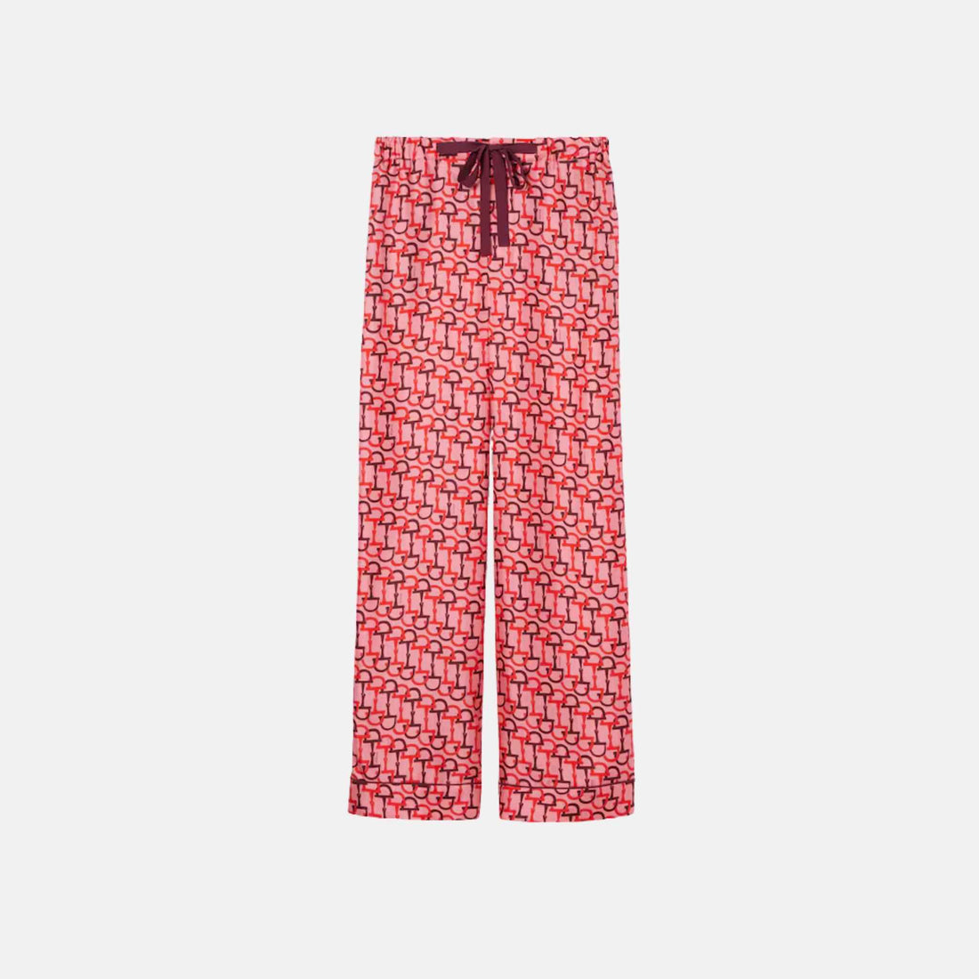 Gucci Printed Silk Pants, Front