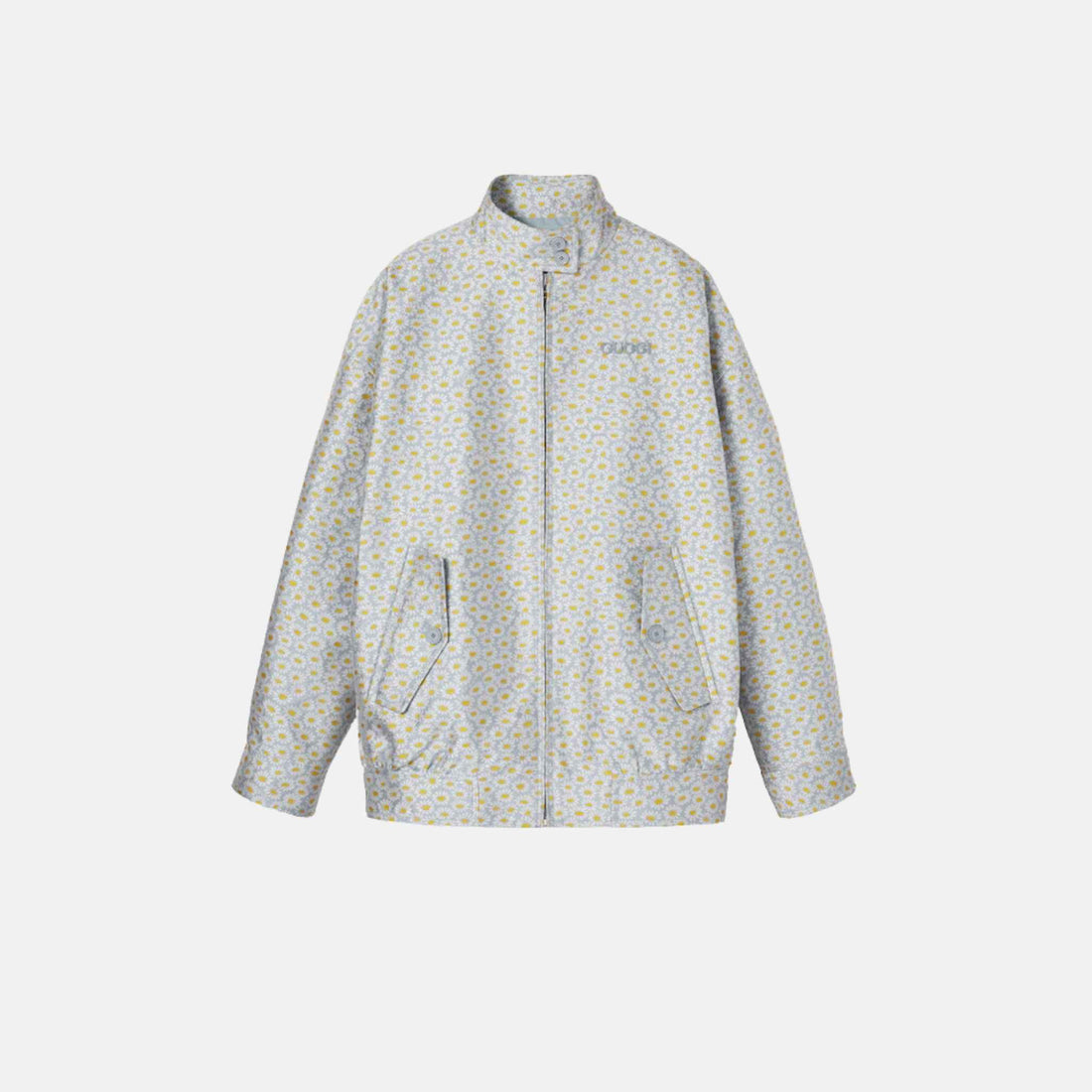 Gucci Silk Blend Floral Jacquard Jacket, Front