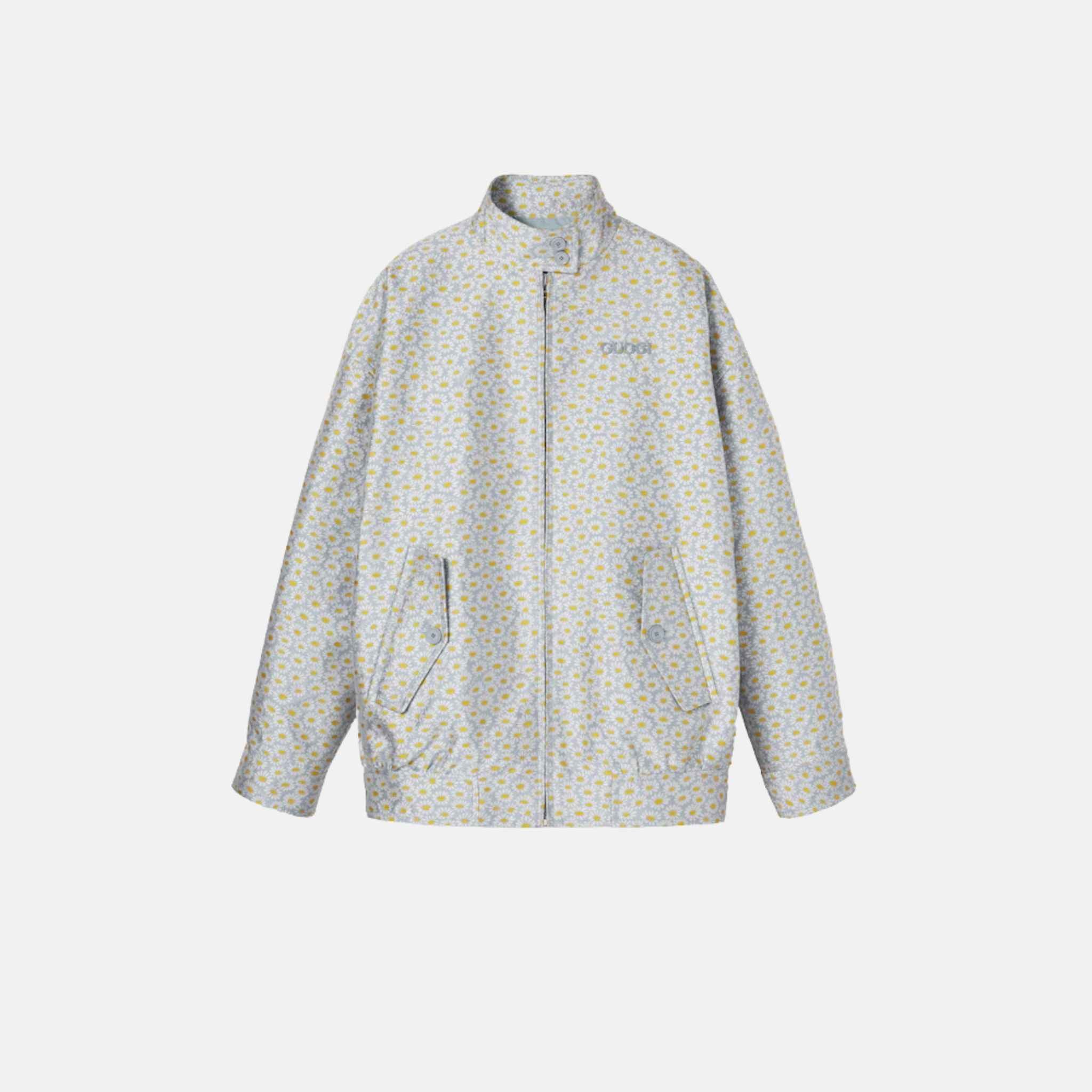 Gucci Silk Blend Floral Jacquard Jacket, Front