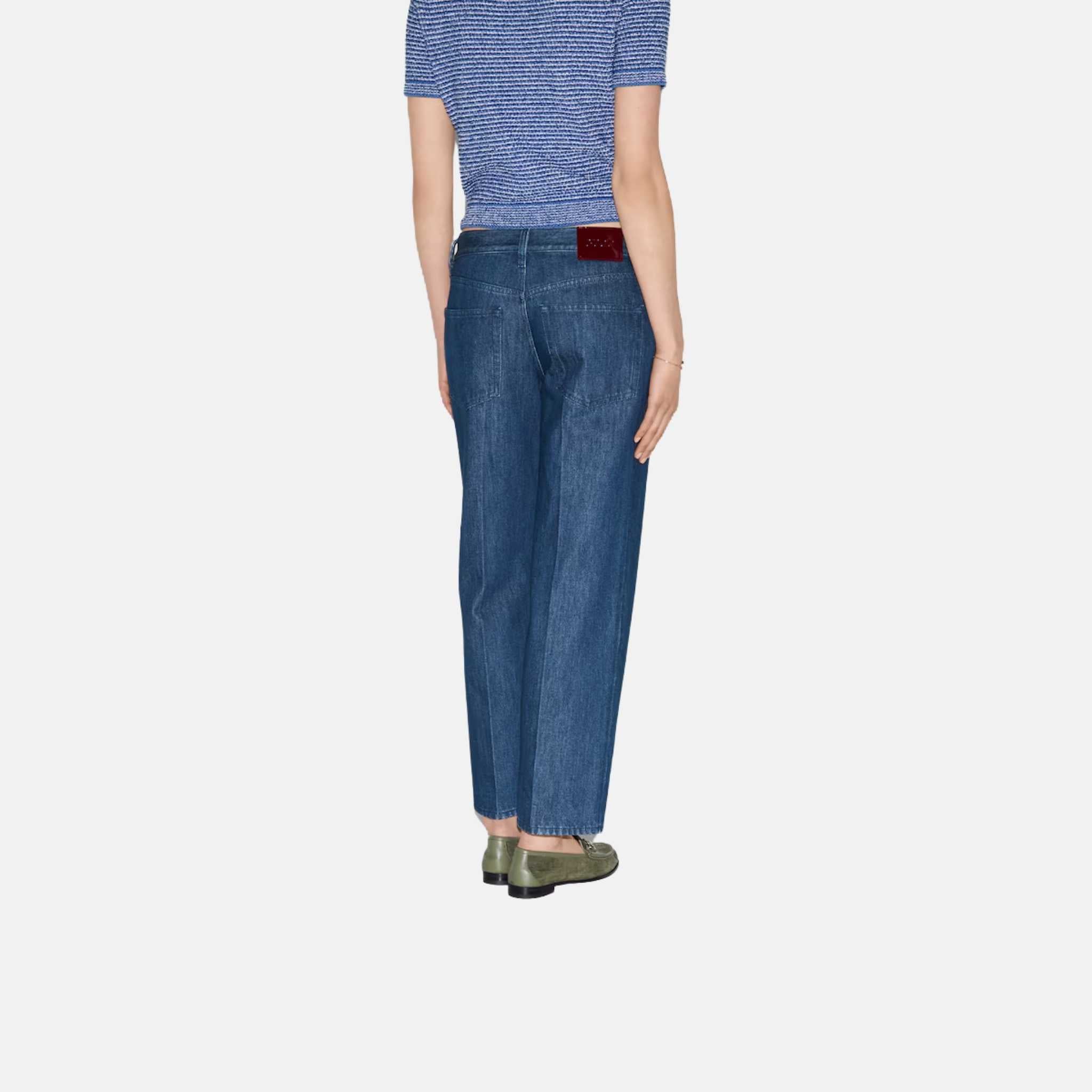 Gucci Straight Fit Denim Trousers, Back
