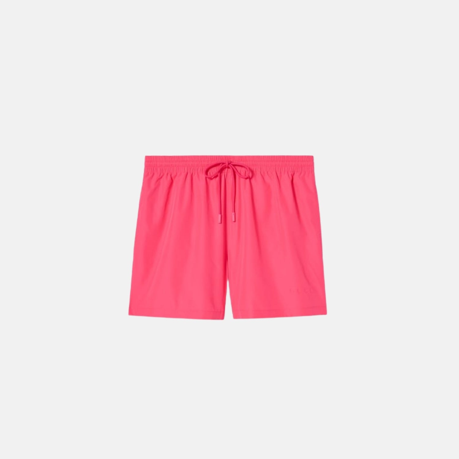 Gucci Technical Poplin Swim Short, Fucshia, Front