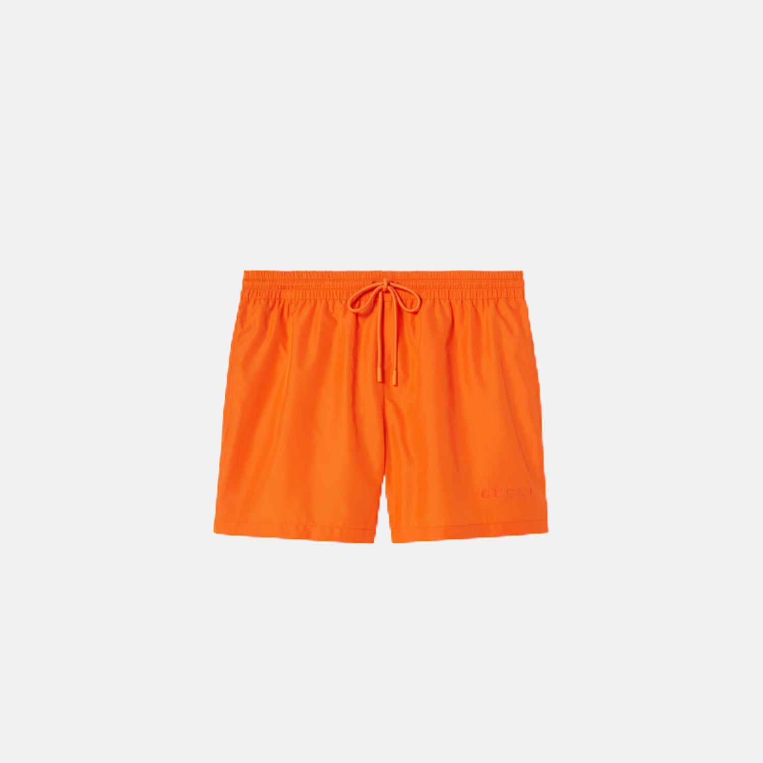 Gucci Technical Poplin Swim Short, Orange, Front