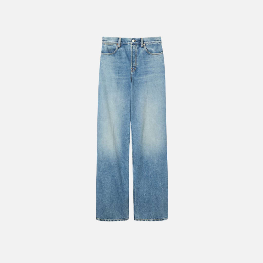 Gucci Wide Leg Denim Pants, Front