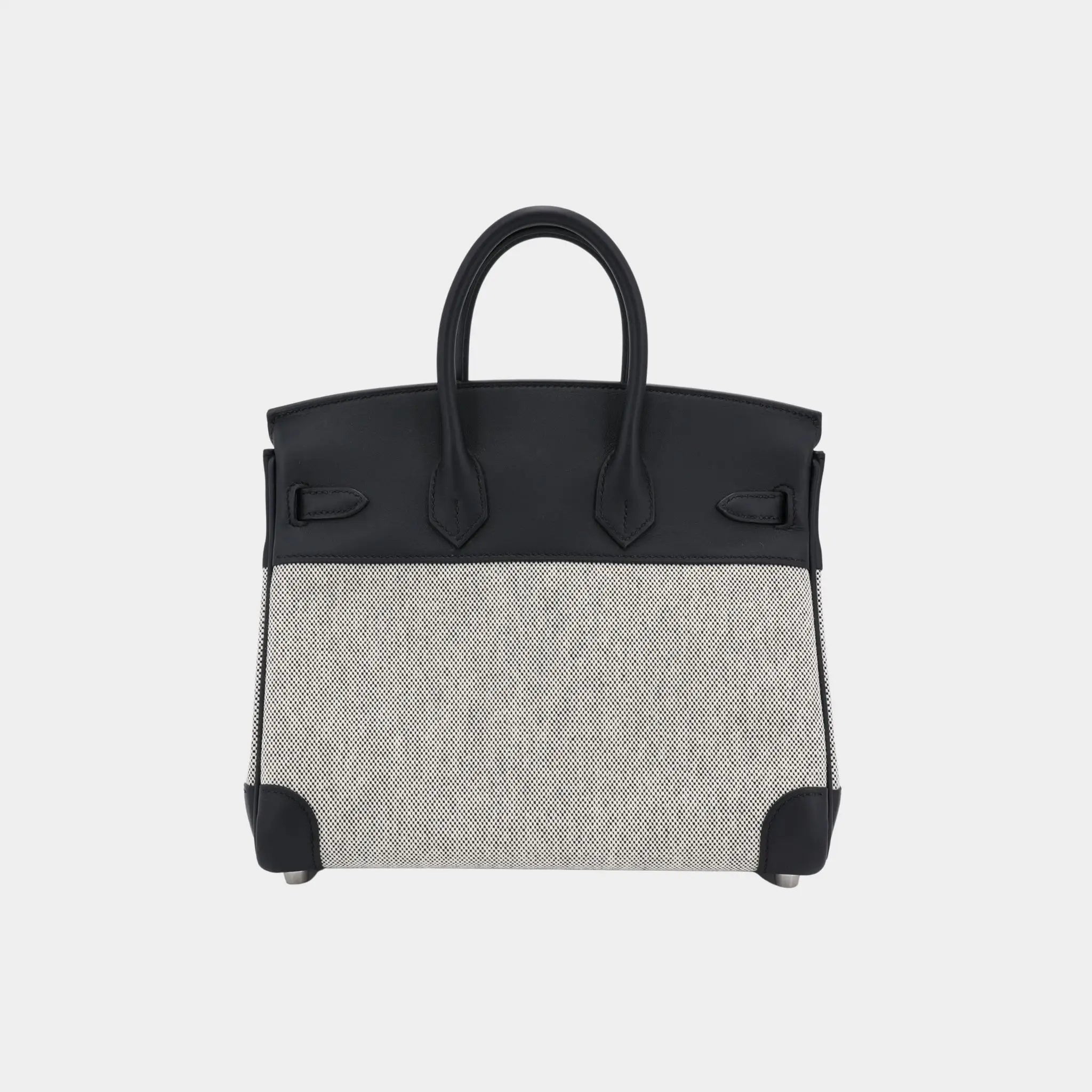 Hermes Birkin 25 Canvas-Swift Black PHW