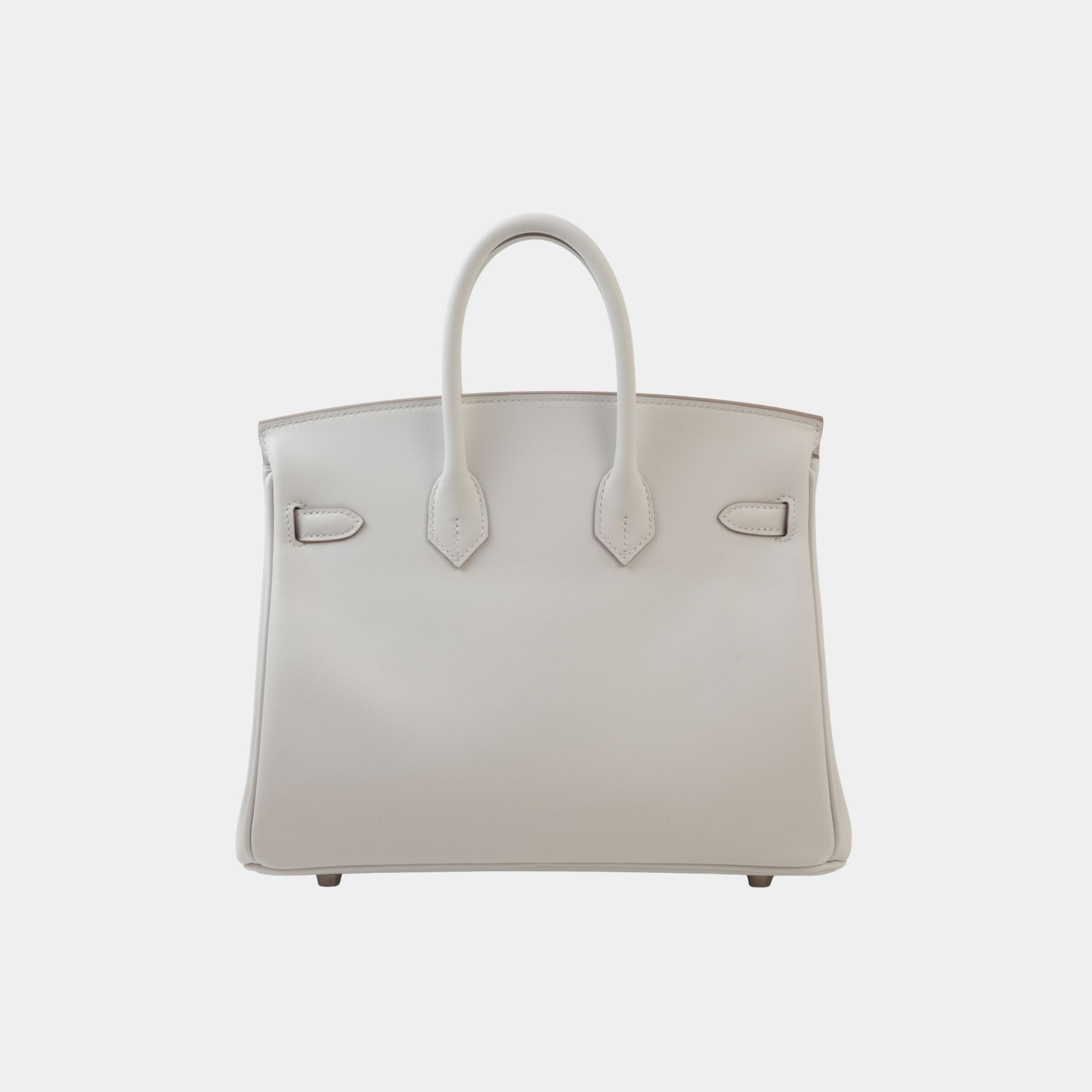 Hermes Birkin 25 Swift Gris Pale PHW, Back