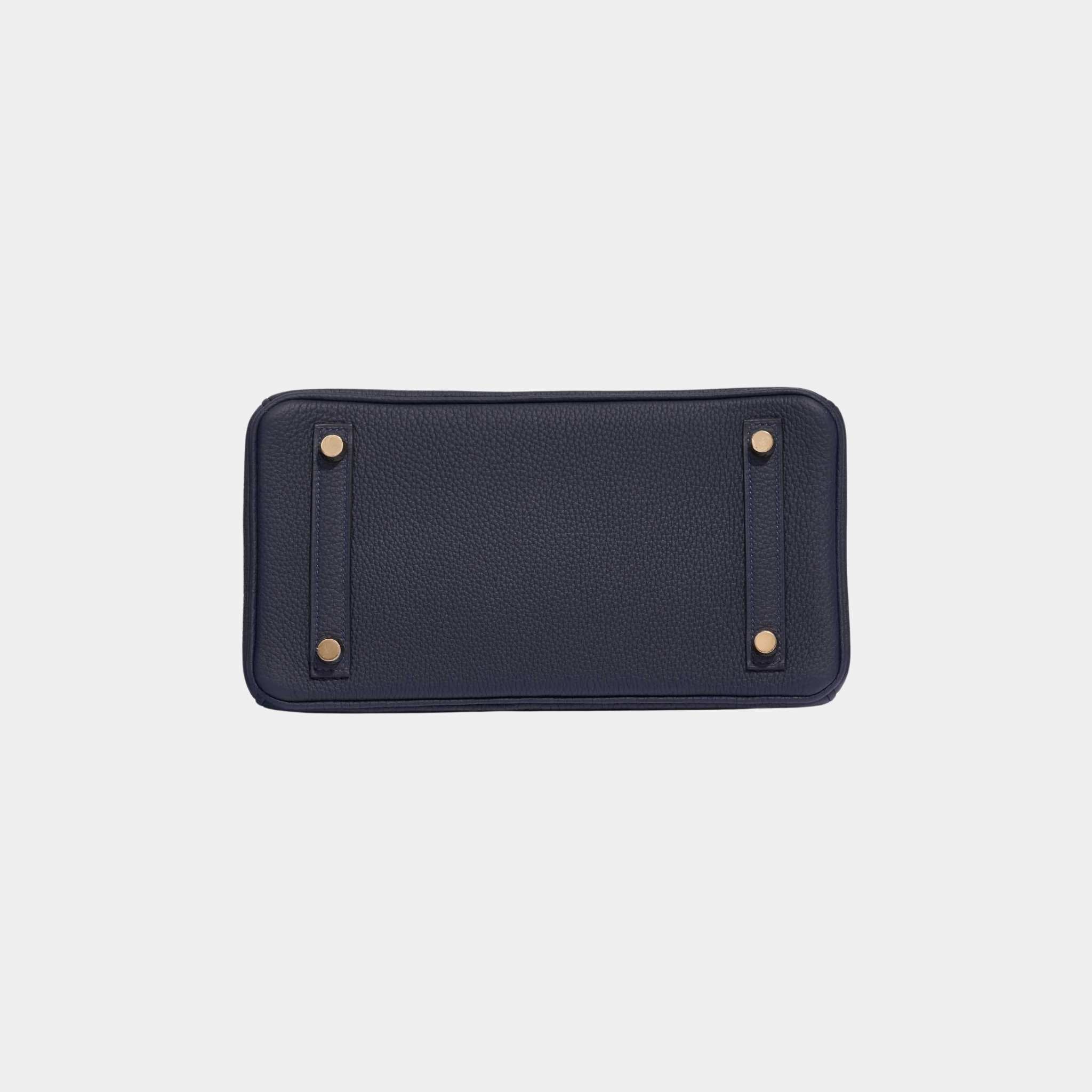Hermes Birkin 25 Togo Bleu Nuit, Bottom