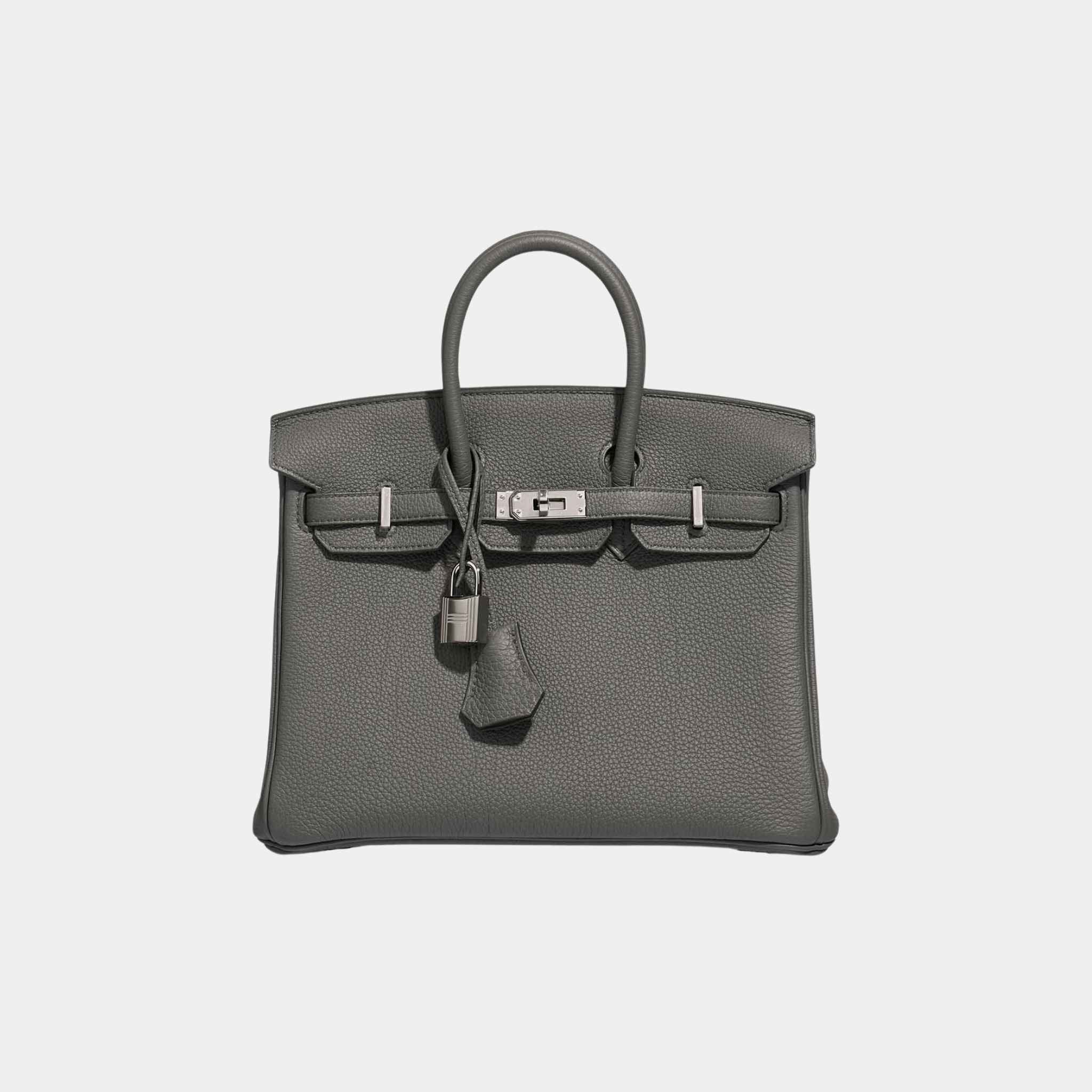 Hermes Birkin 25 Togo Vert Amande, Front