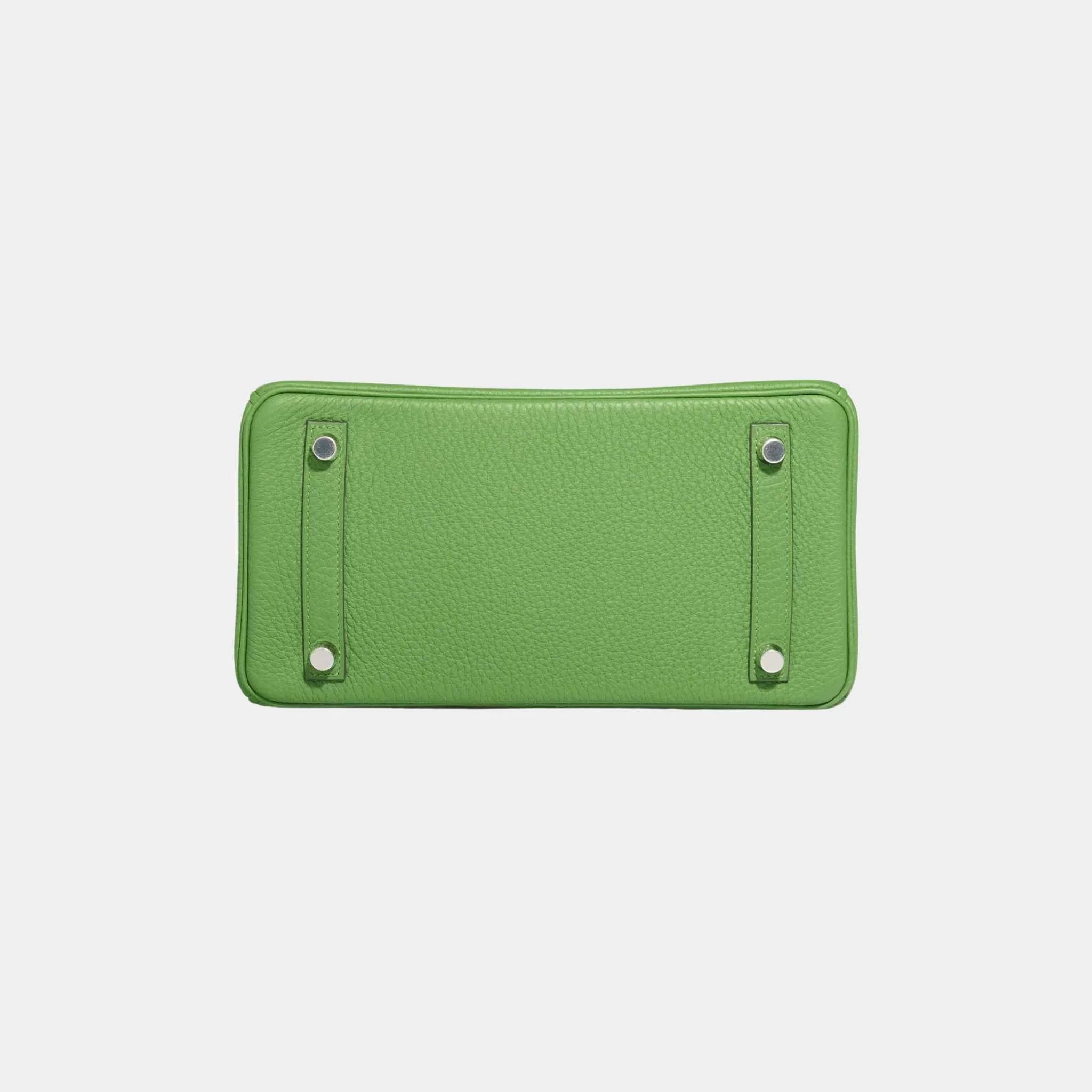 Hermes Birkin 25 Togo Vert Yucca, Bottom