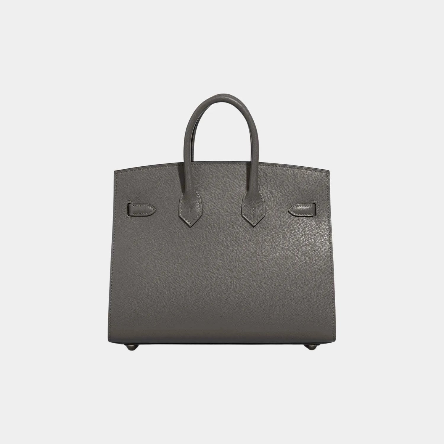 Hermes Birkin 25 Madame Sellier Gris Meyer, Back