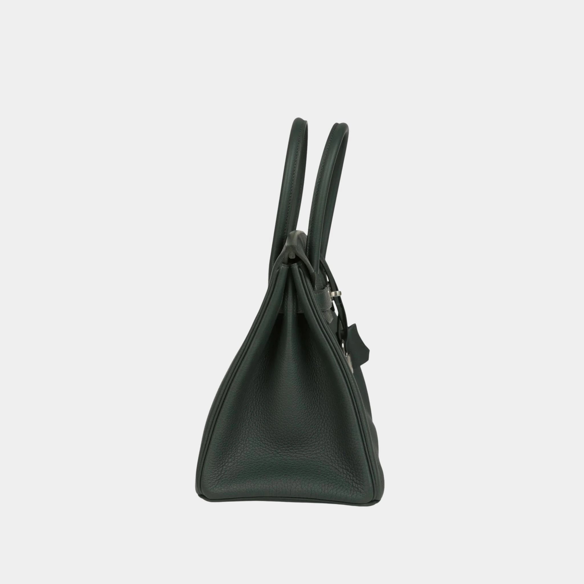 Hermes Birkin 30 Togo Vert Mangrove PHW, Side